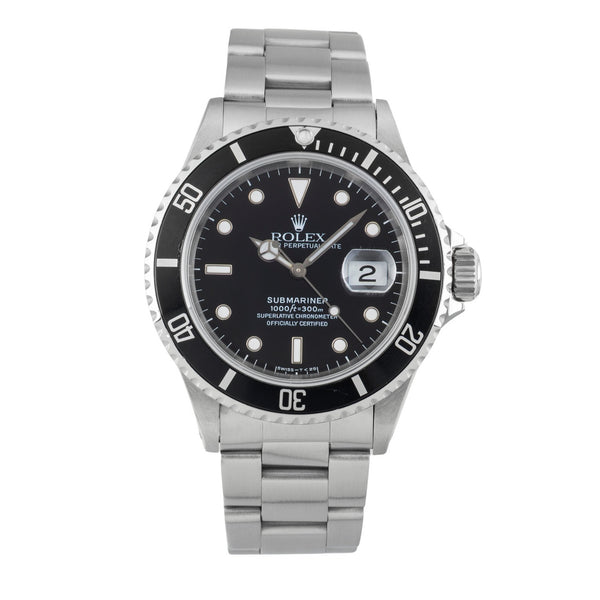 Rolex Submariner steel automatic men's watch 16610  [2603176]