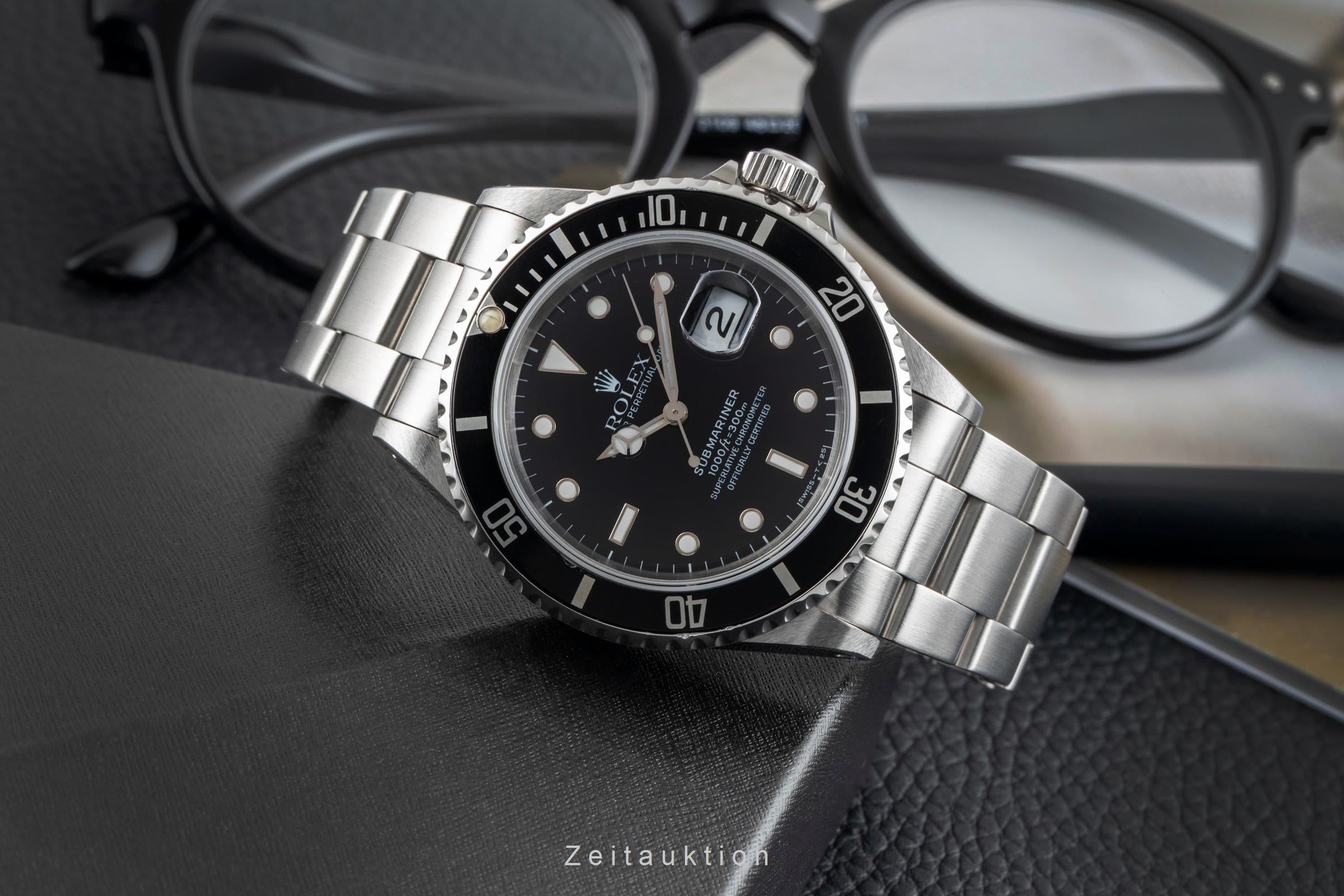 Rolex Submariner steel automatic men's watch 16610  [2603176]