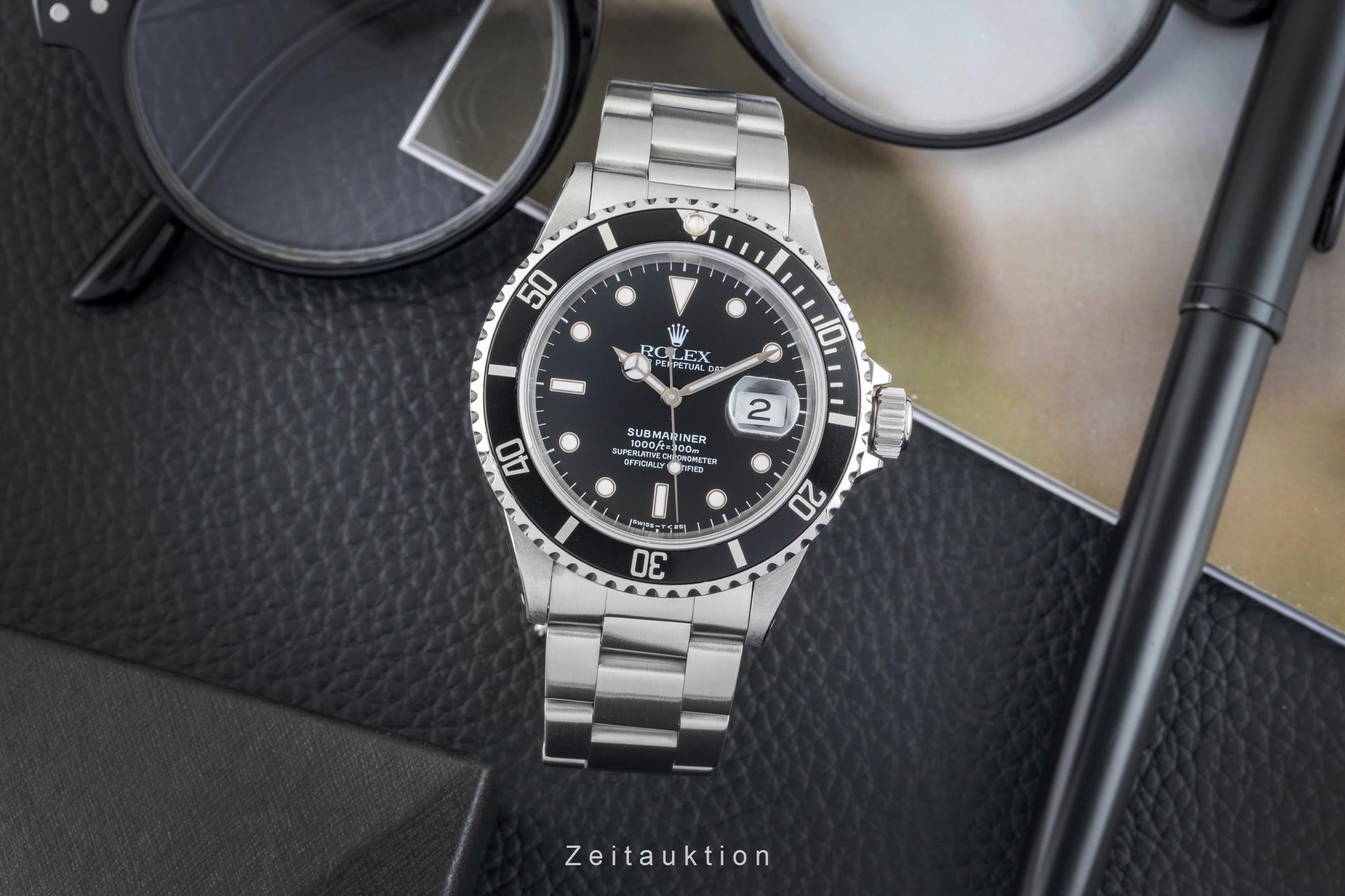 Rolex Submariner steel automatic men's watch 16610  [2603176]