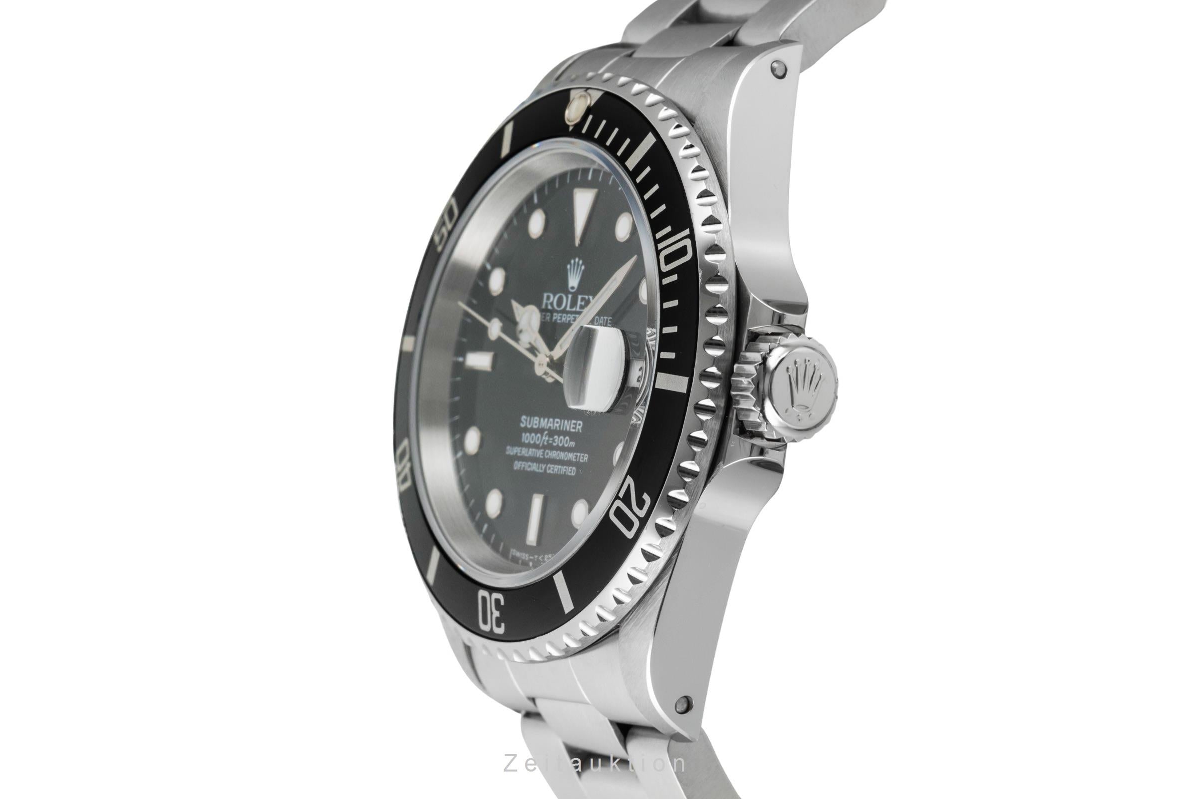 Rolex Submariner steel automatic men's watch 16610  [2603176]