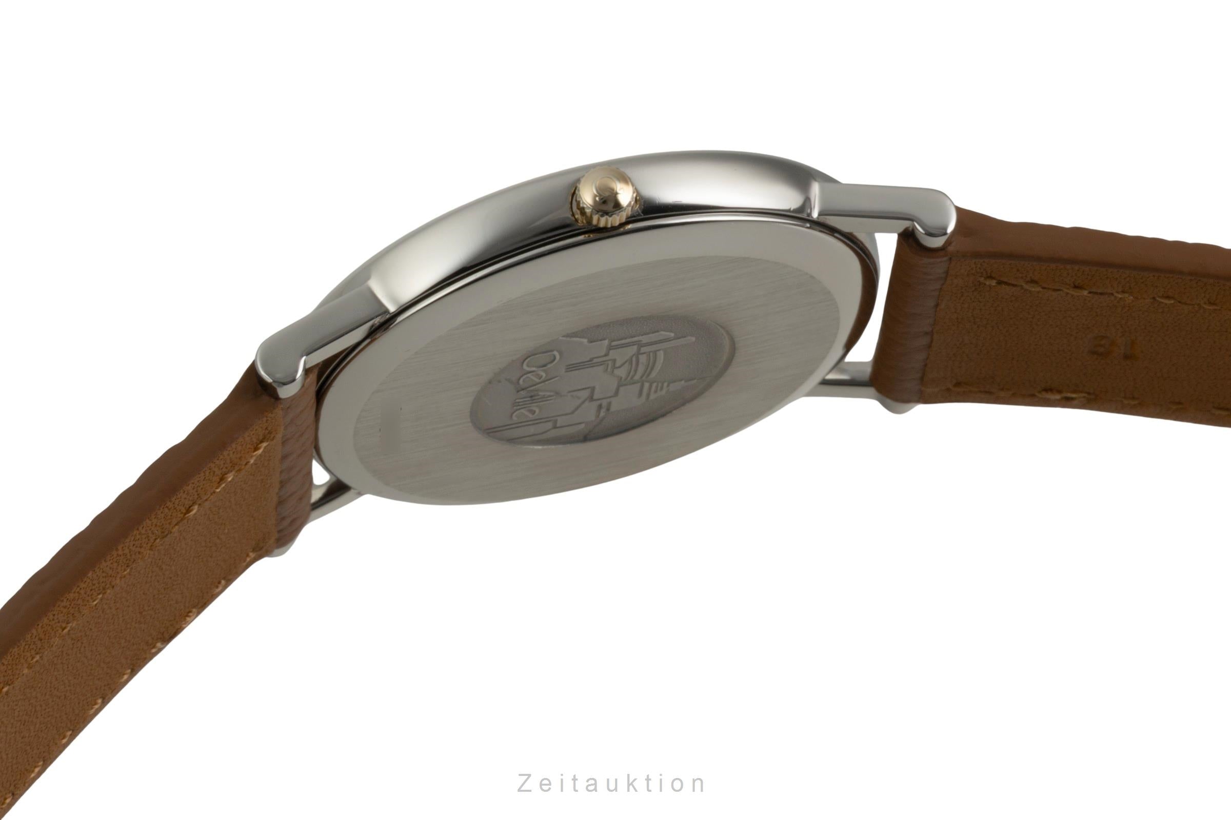 Omega De Ville acero / oro cuarzo reloj para caballeros 196.2430 Vintage  [2603179]