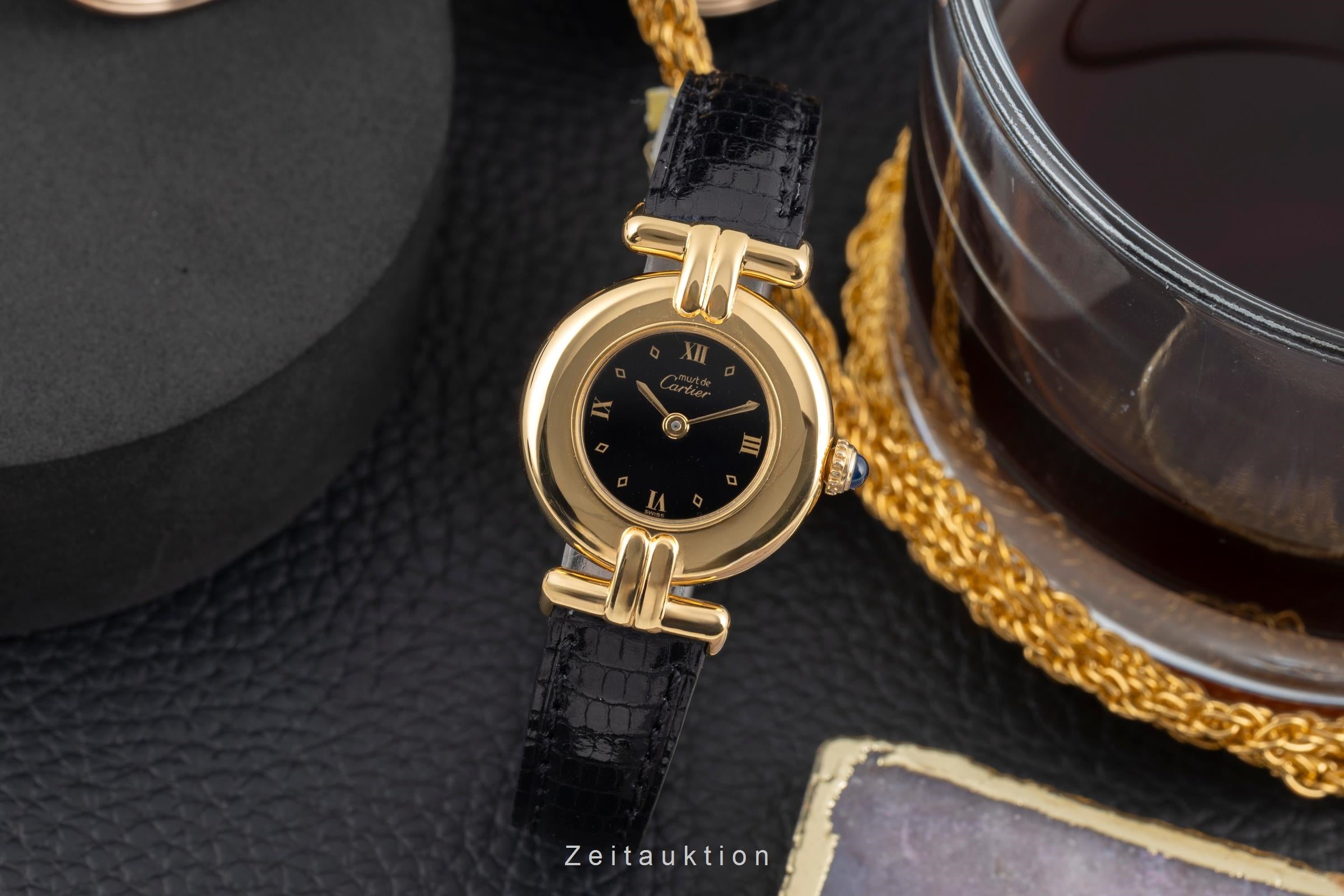 Cartier Vermeil silver-gilt quartz women's watch 590002  [2603180]