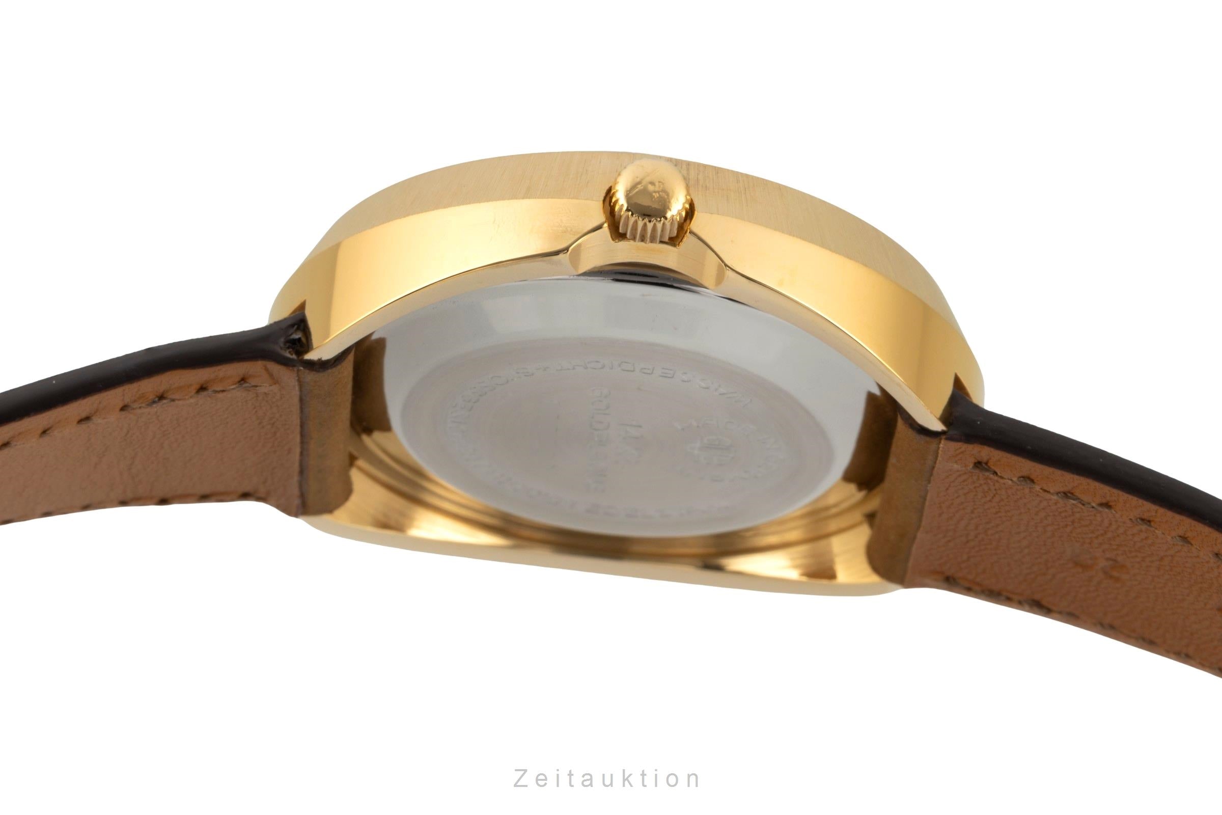 Glashütte Spezimatic latón bañado en oro automático reloj para caballeros Vintage  [2603182]