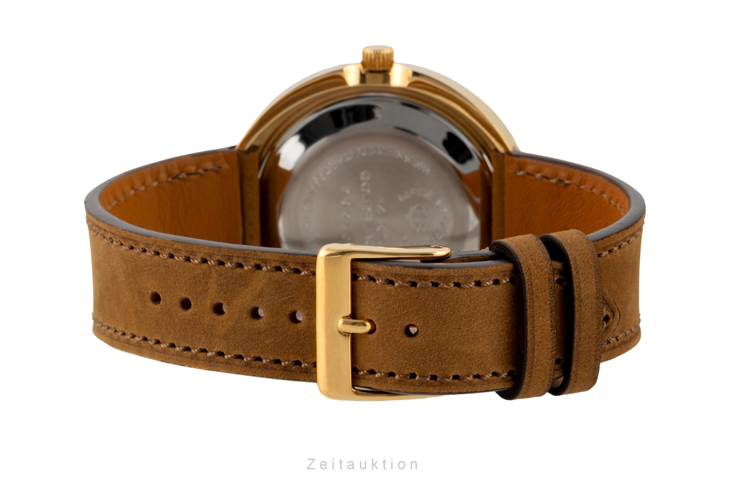 Glashütte Spezimatic latón bañado en oro automático reloj para caballeros Vintage  [2603182]