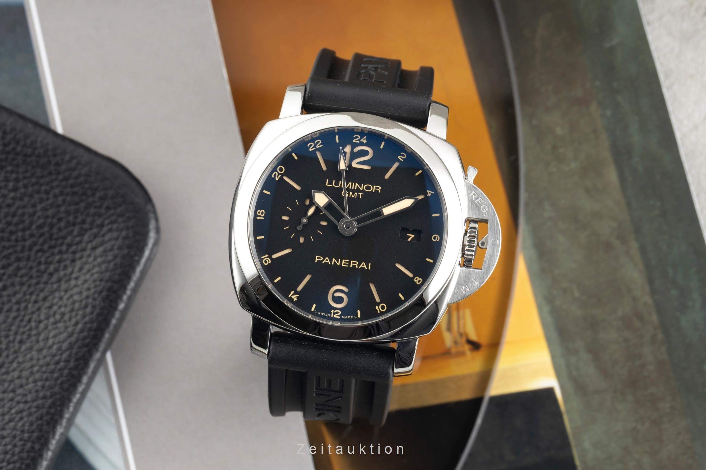 Panerai Luminor GMT acier automatique montre pour hommes PAM00531  [2603186]