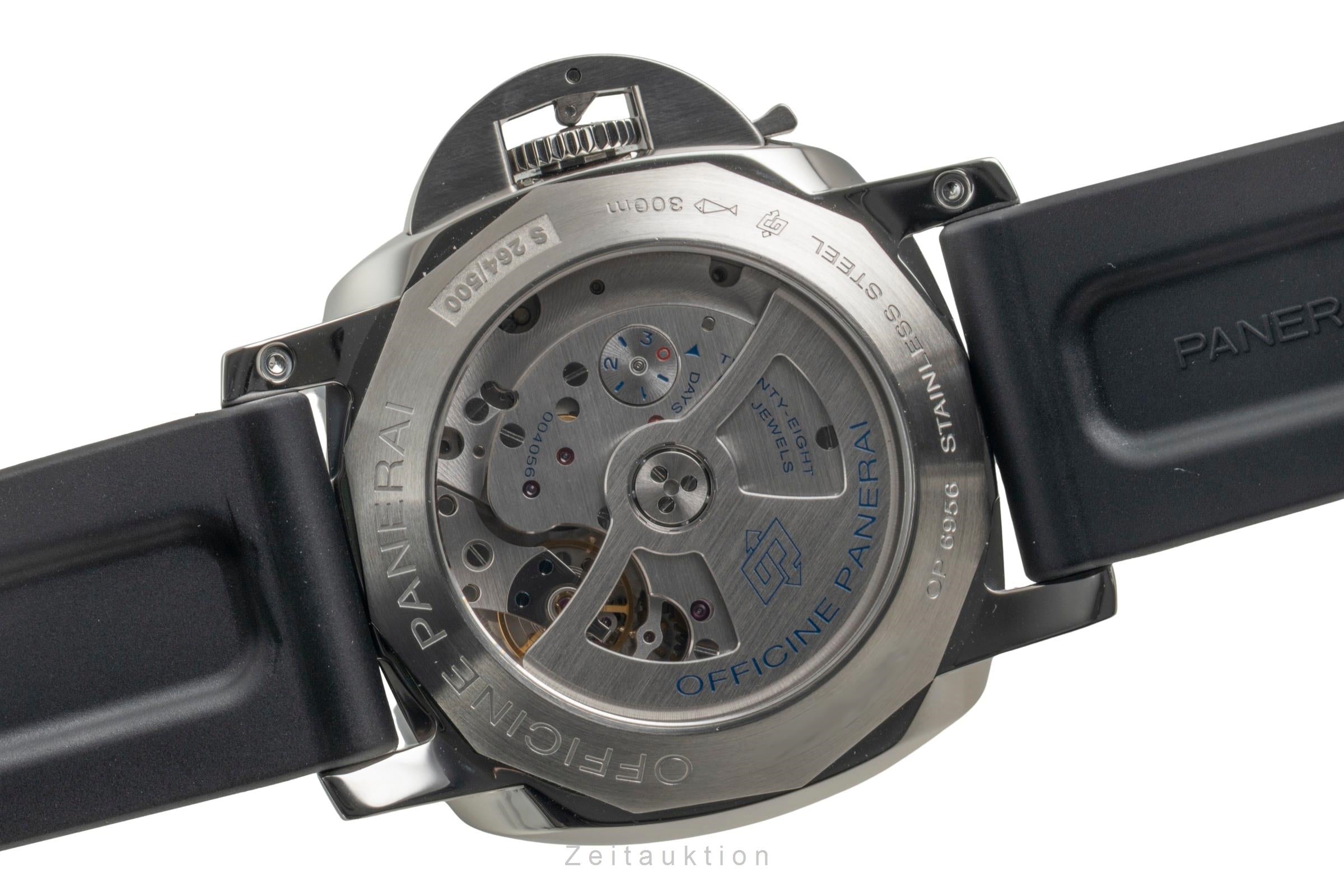 Panerai Luminor GMT acier automatique montre pour hommes PAM00531  [2603186]