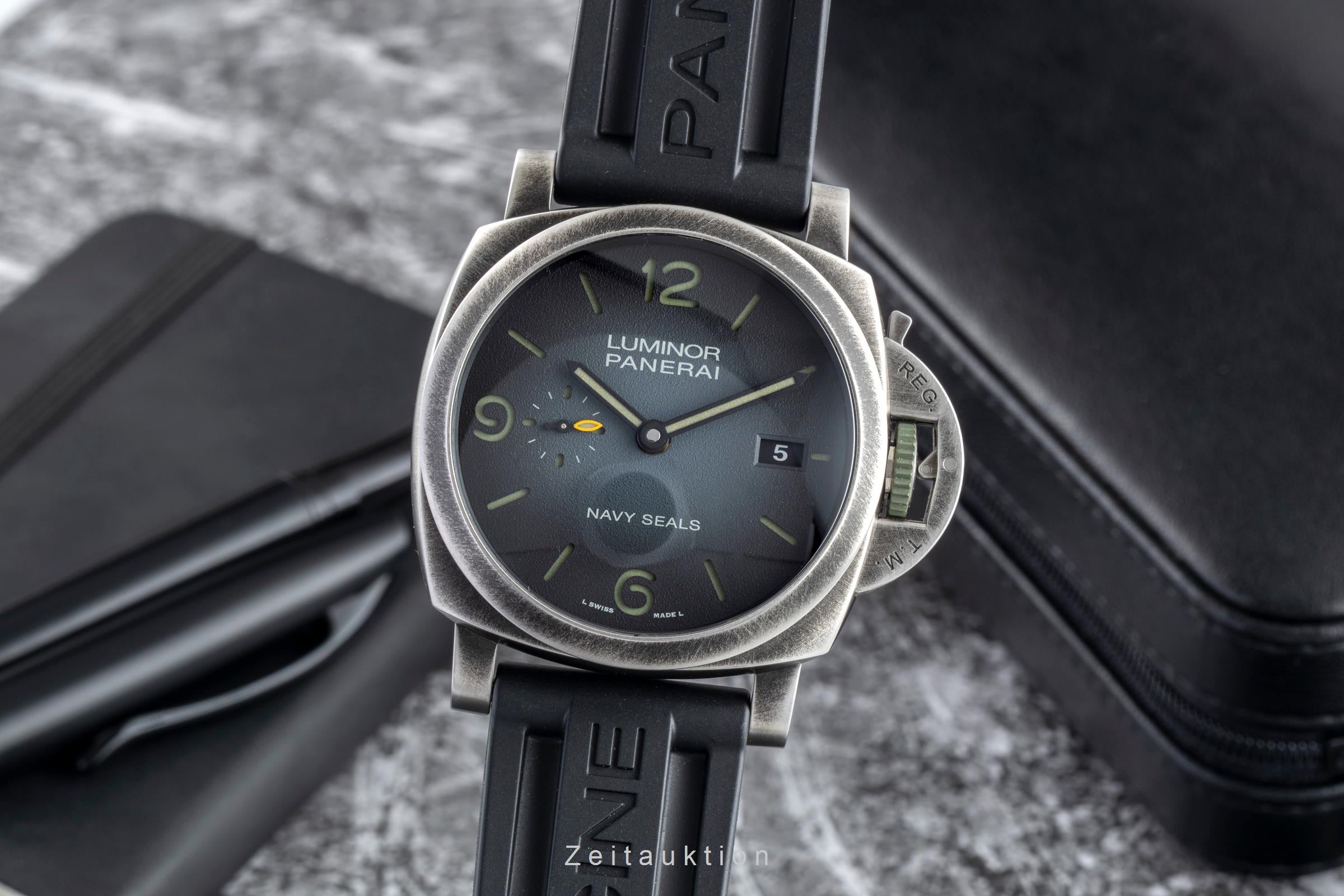 Panerai Luminor Marina acciaio automatismo orologio da uomo PAM01412  [2603190]