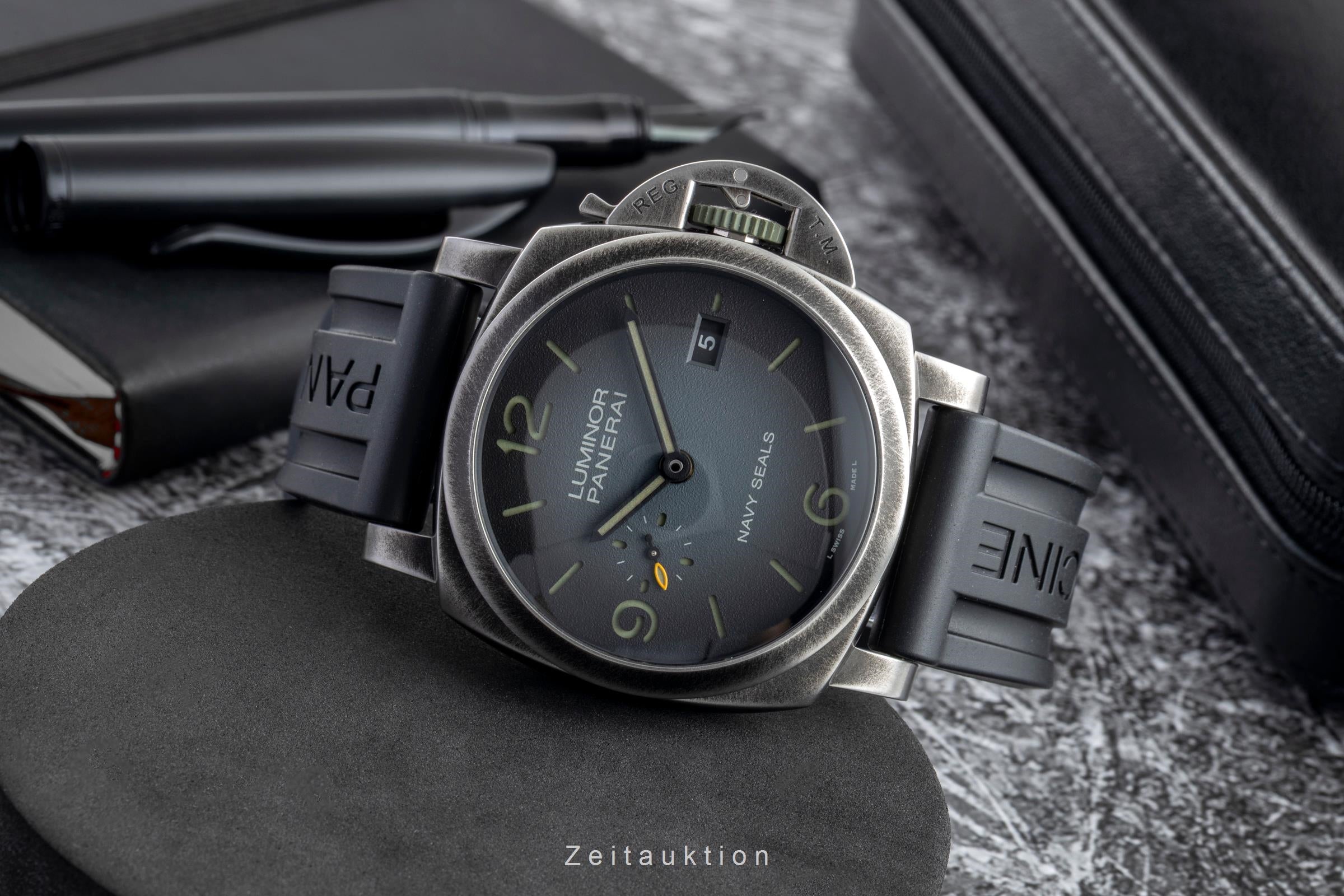 Panerai Luminor Marina acciaio automatismo orologio da uomo PAM01412  [2603190]