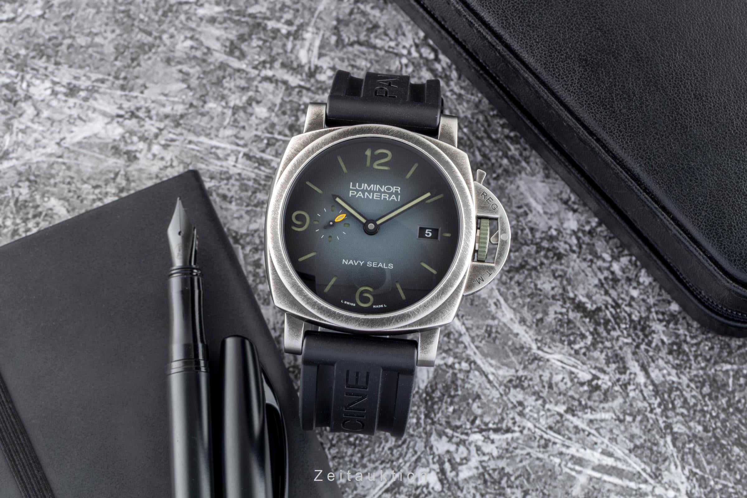 Panerai Luminor Marina acciaio automatismo orologio da uomo PAM01412  [2603190]
