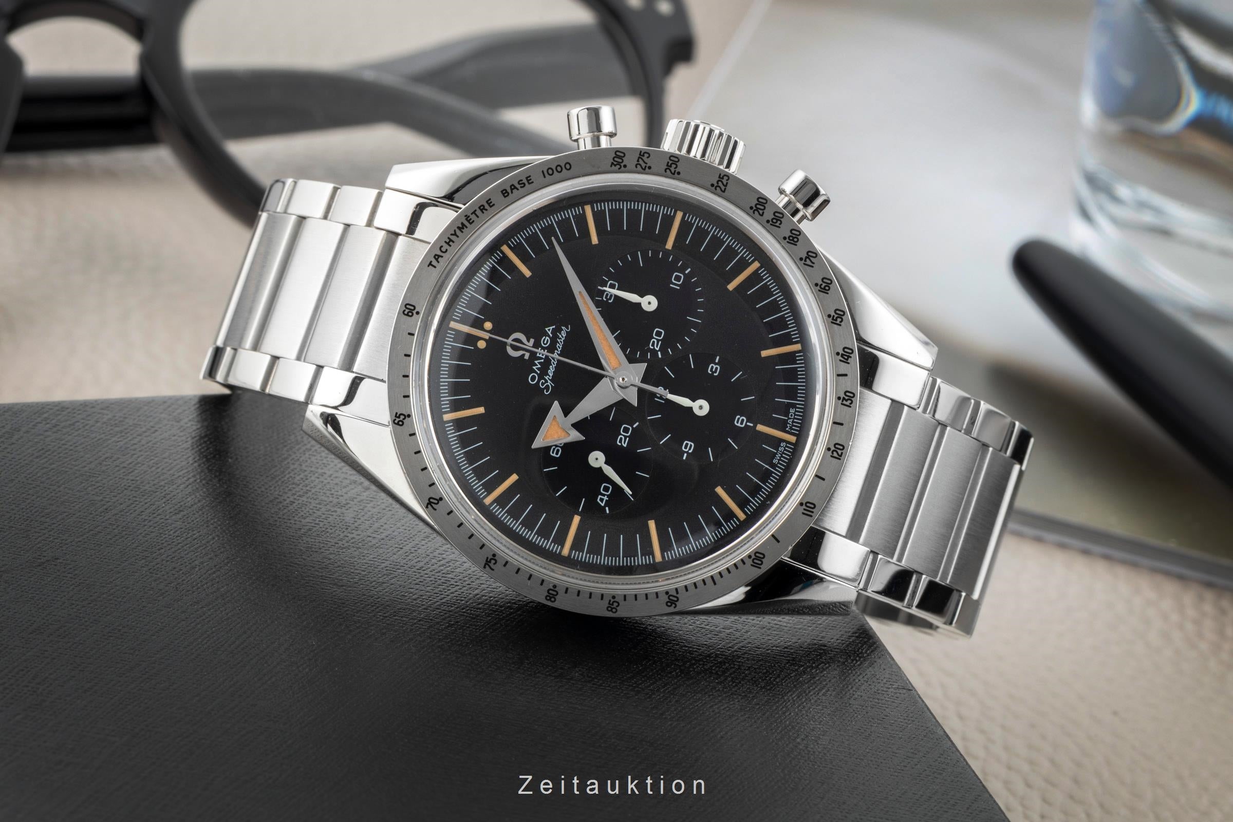 OMEGA Speedmaster Automatic 腕時計 Omega Speedmaster chronograph steel automatic Kal. 1861 Ref