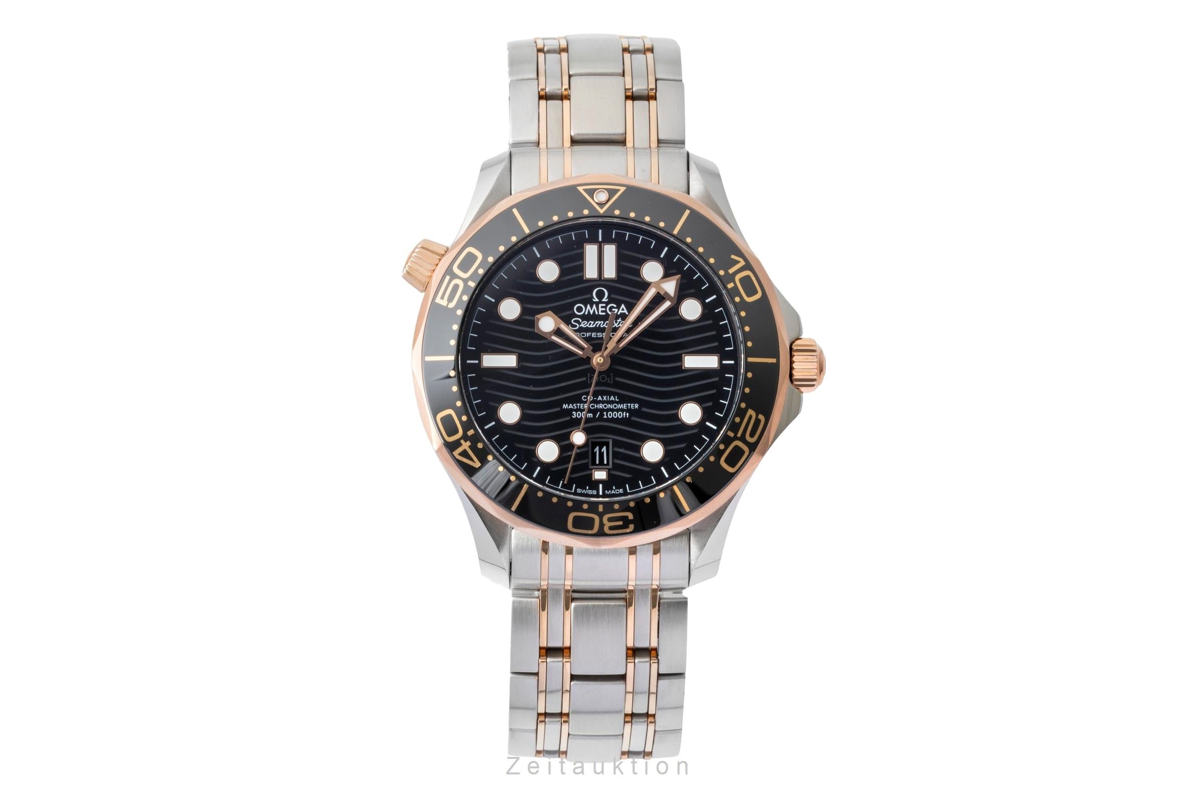 Omega Seamaster steel / gold automatic men's watch 210.20.42.20.01.001 LP: 14200EUR  [2603196]