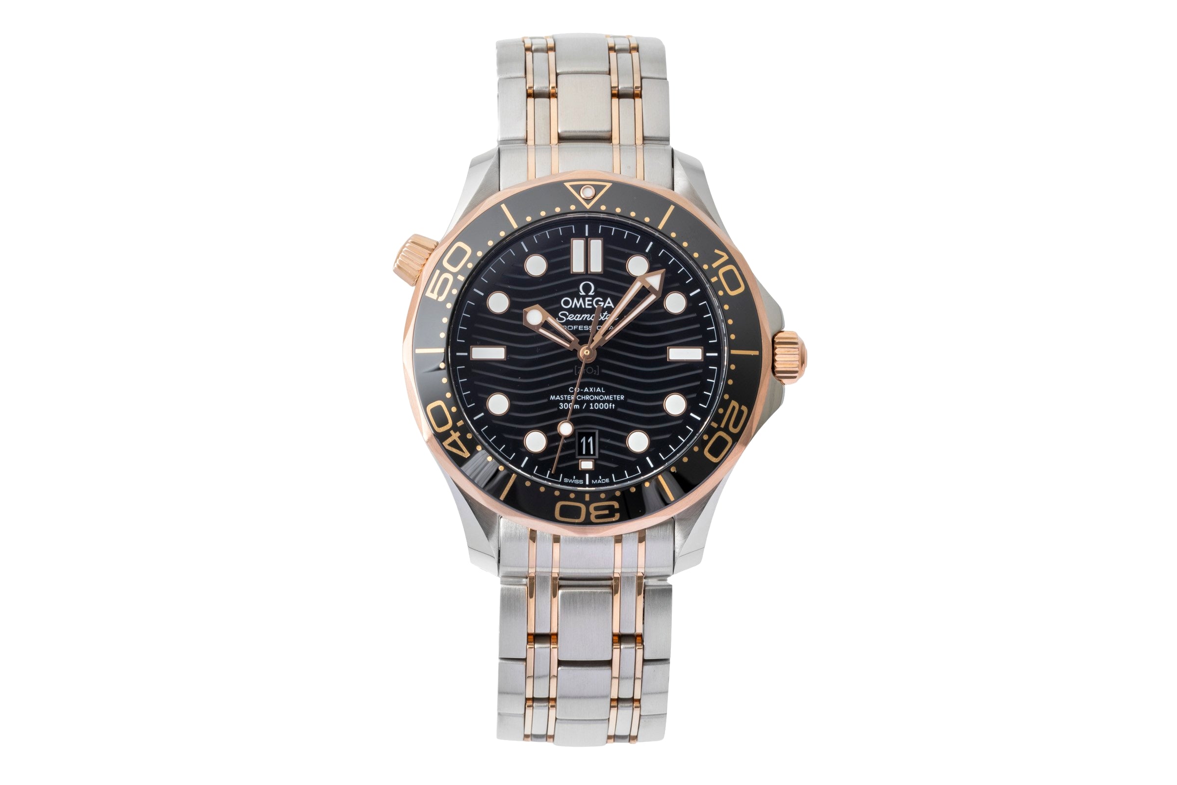 Omega Seamaster acciaio / oro automatismo orologio da uomo 210.20.42.20.01.001 LP: 14200EUR  [2603196]