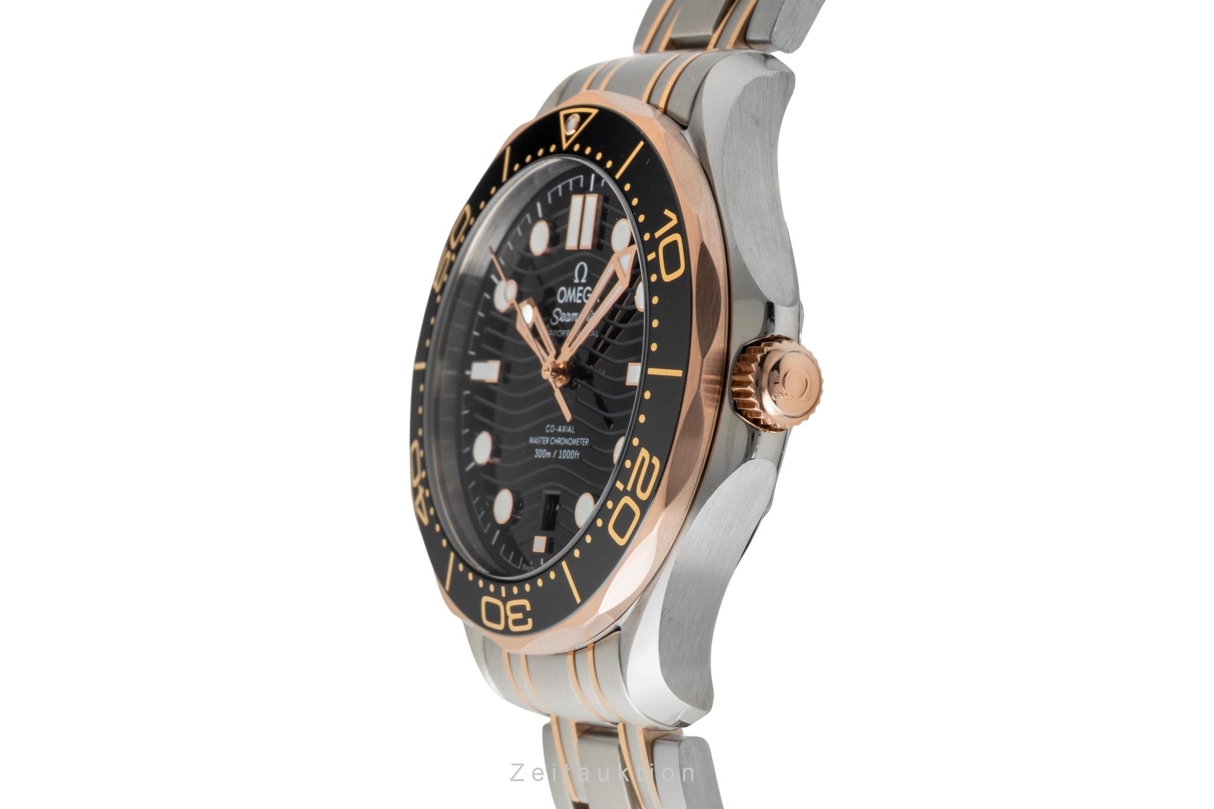 Omega Seamaster steel / gold automatic men's watch 210.20.42.20.01.001 LP: 14200EUR  [2603196]