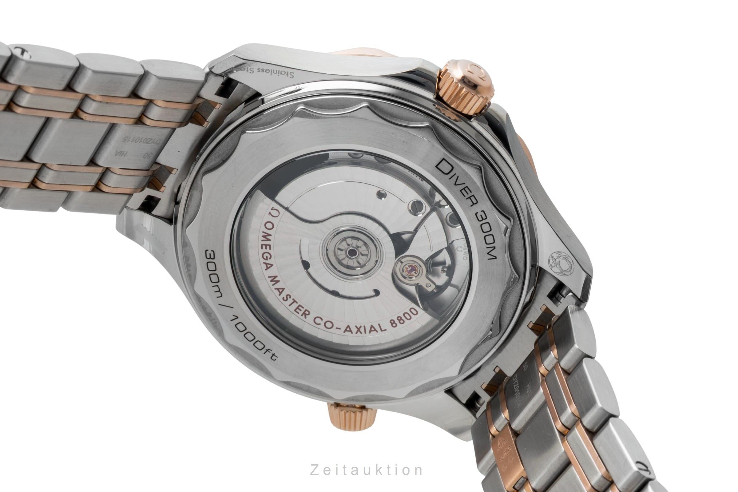 Omega Seamaster steel / gold automatic men's watch 210.20.42.20.01.001 LP: 14200EUR  [2603196]