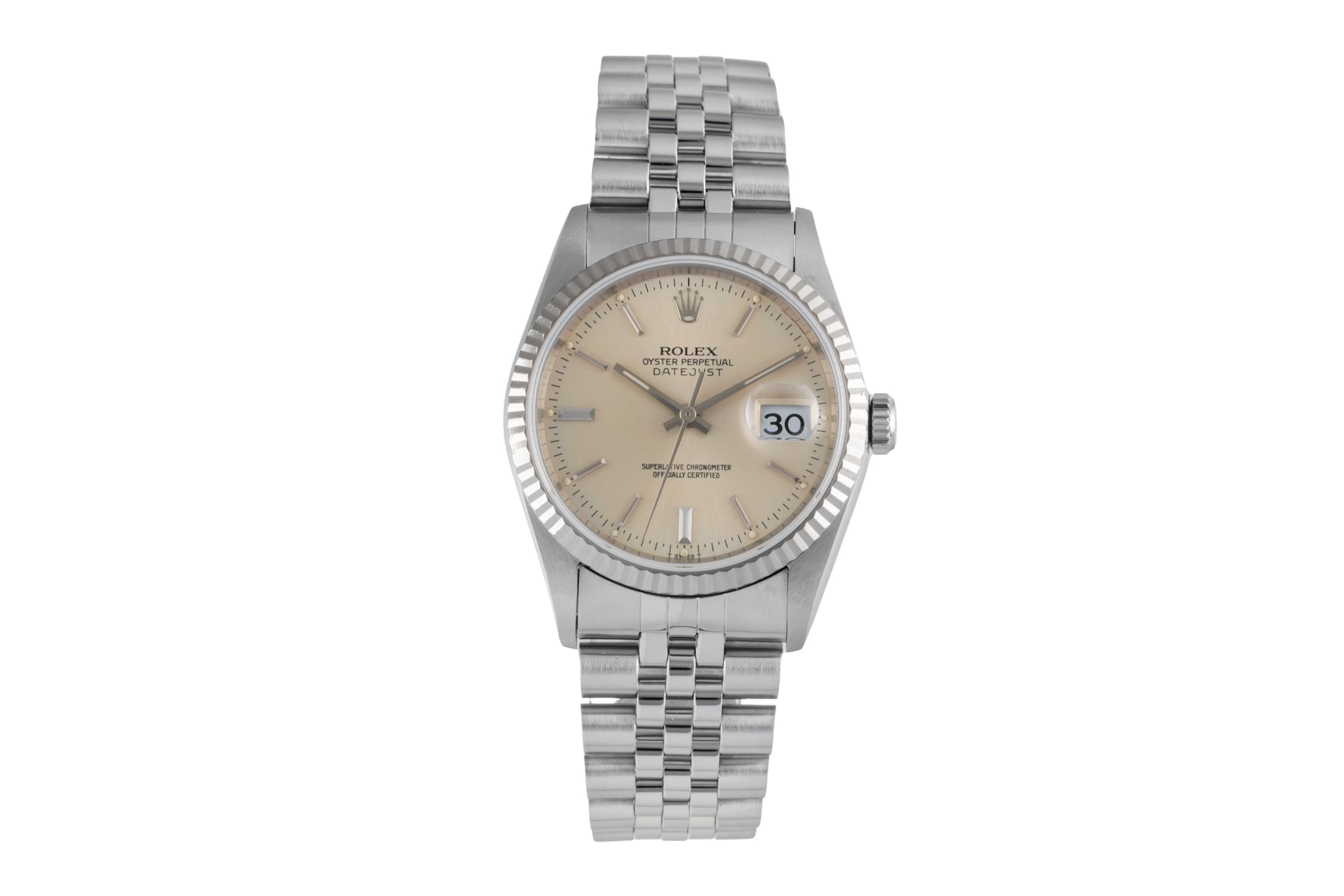 Rolex Datejust 36 Stahl / Gold Automatik Herrenuhr Ref. 16234 Papiere 1998 LC100 [2603198]