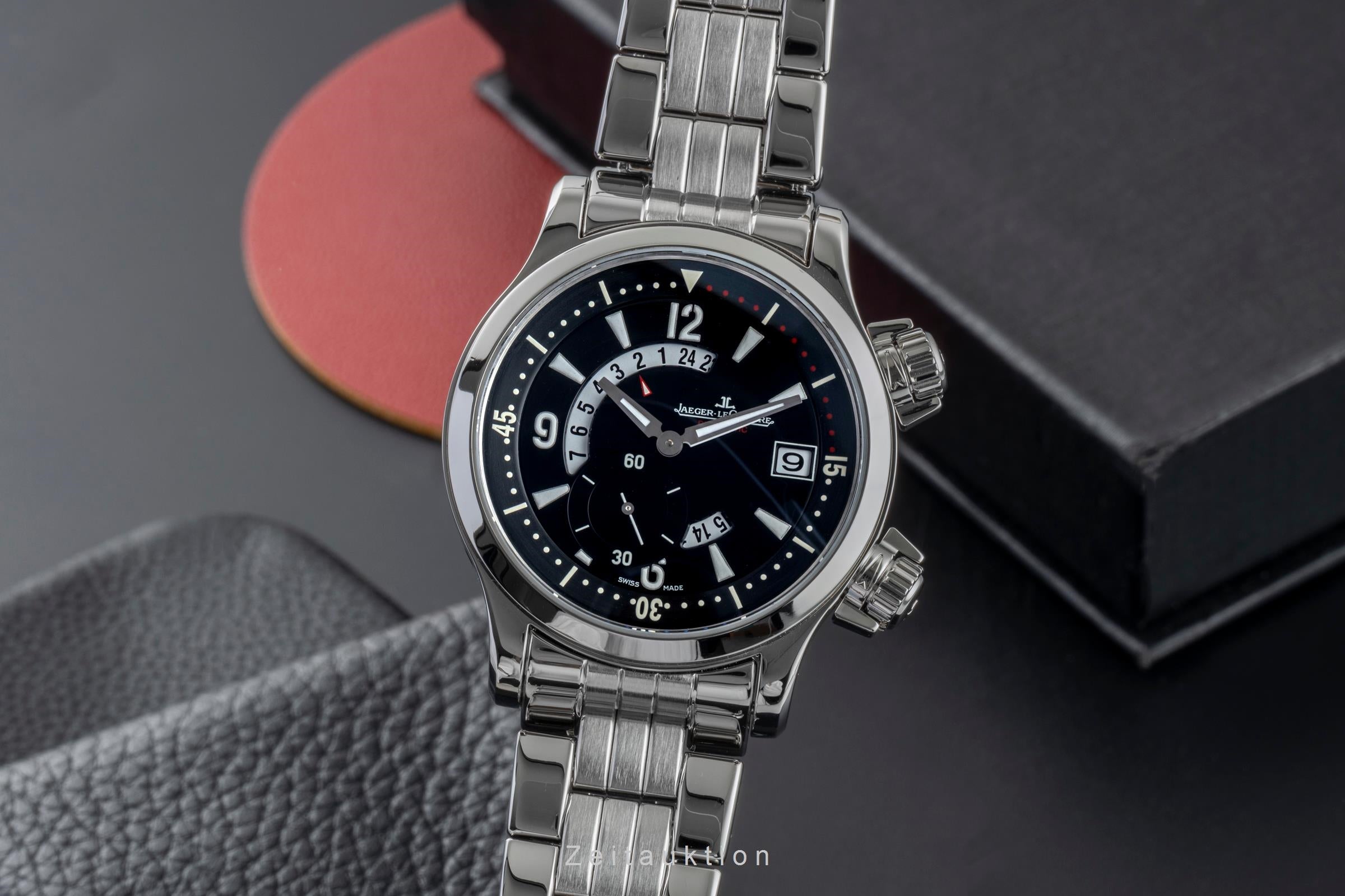 Jaeger LeCoultre Master Compressor Stahl Dualmatic Ref. 146.8.02 Box  [2603200]