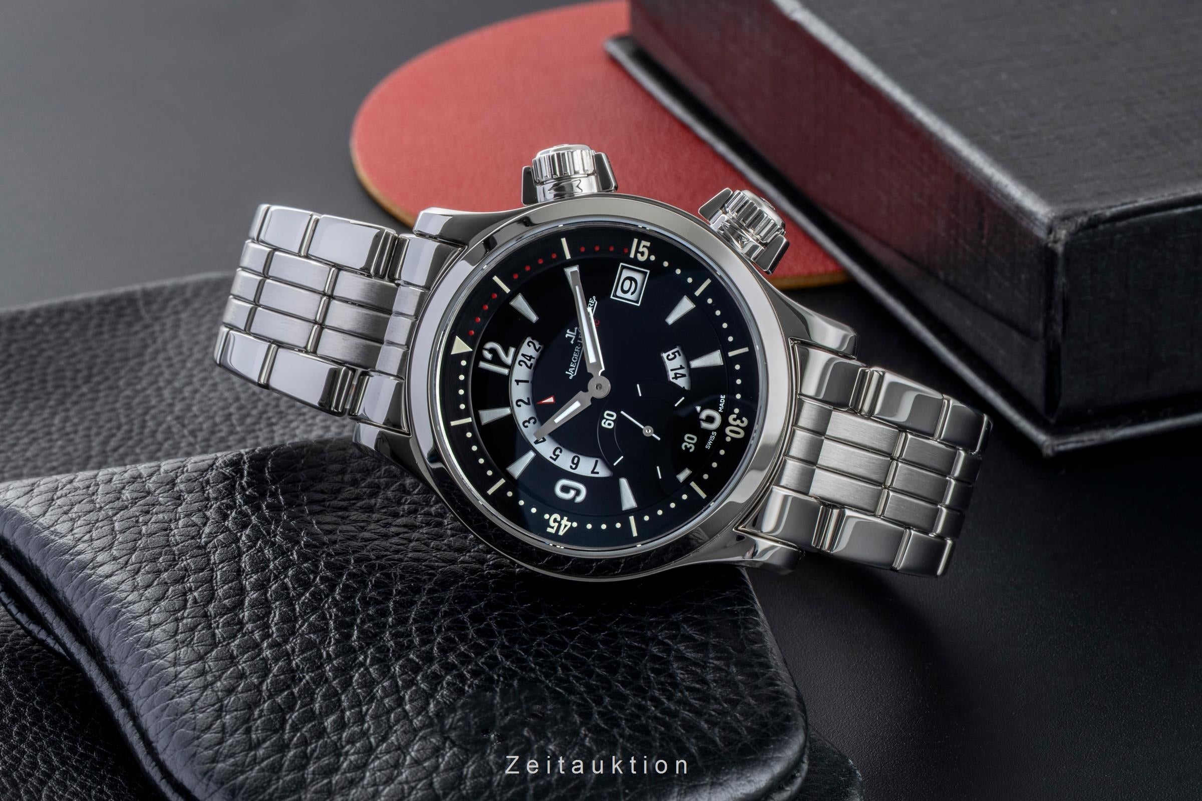 Jaeger LeCoultre Master Compressor acier automatique montre pour hommes 146.8.02  [2603200]