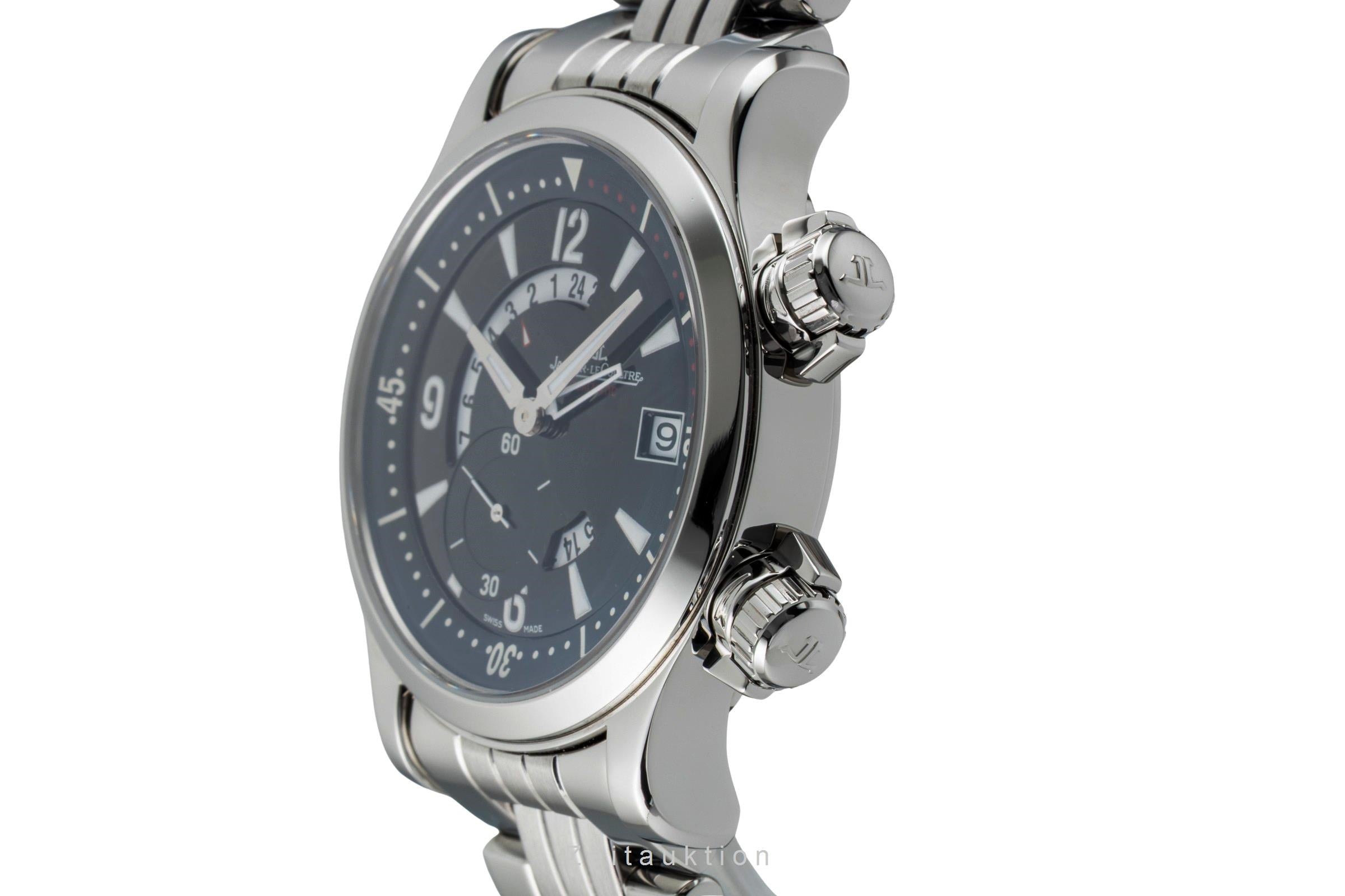 Jaeger LeCoultre Master Compressor acier automatique montre pour hommes 146.8.02  [2603200]