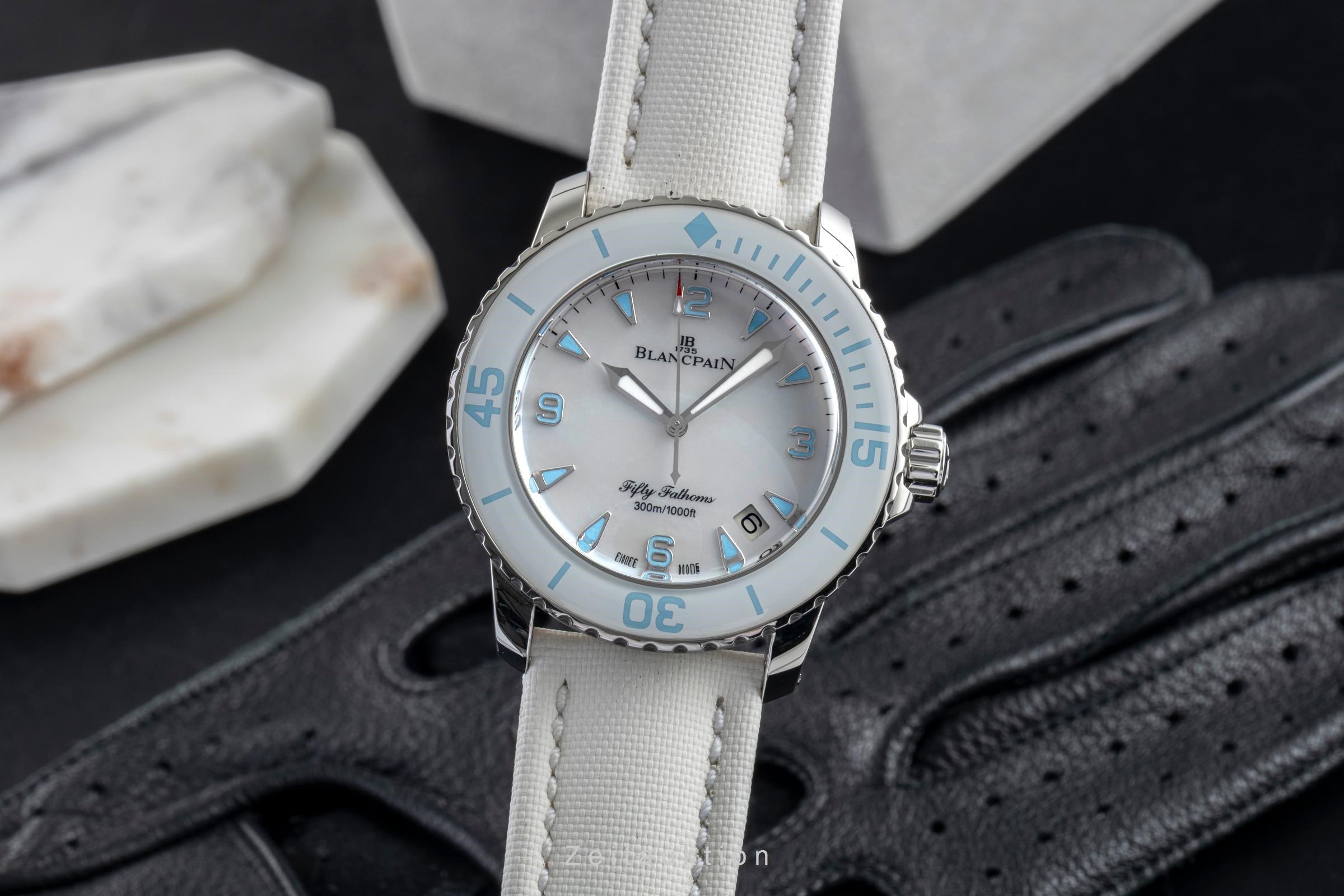 Blancpain Fifty Fathoms Stahl Automatik Ref. 5015A-1144-52A Box & Papiere 2018 [2603202]