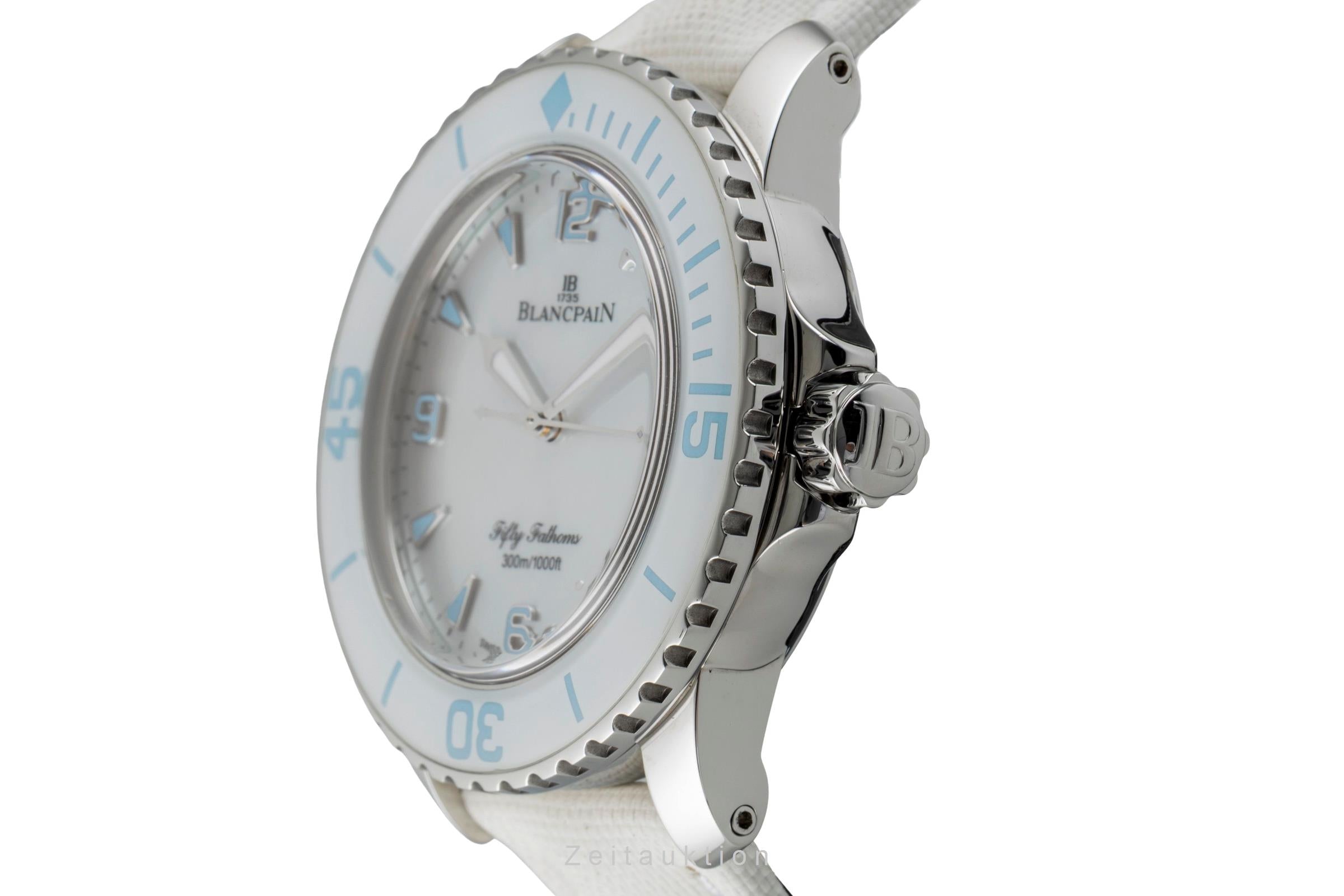 Blancpain Fifty Fathoms Stahl Automatik Ref. 5015A-1144-52A Box & Papiere 2018 [2603202]