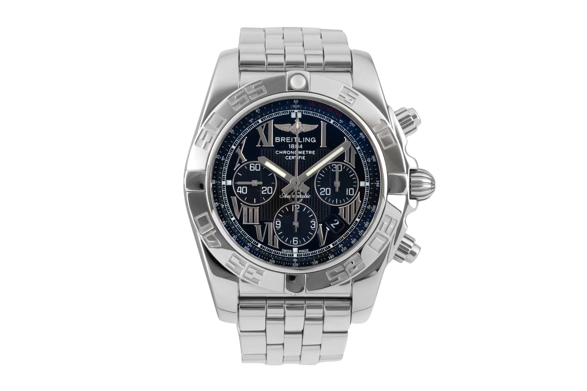 Breitling Chronomat 44 cronografo acciaio automatismo orologio da uomo AB0110  [2603203]