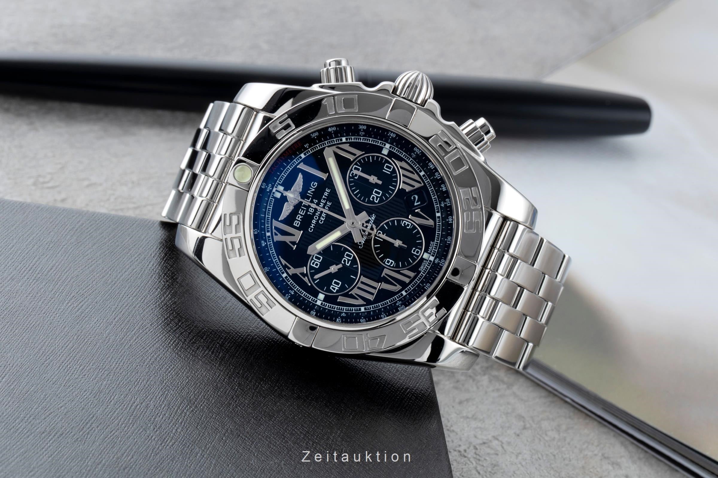 Breitling Chronomat 44 cronografo acciaio automatismo orologio da uomo AB0110  [2603203]