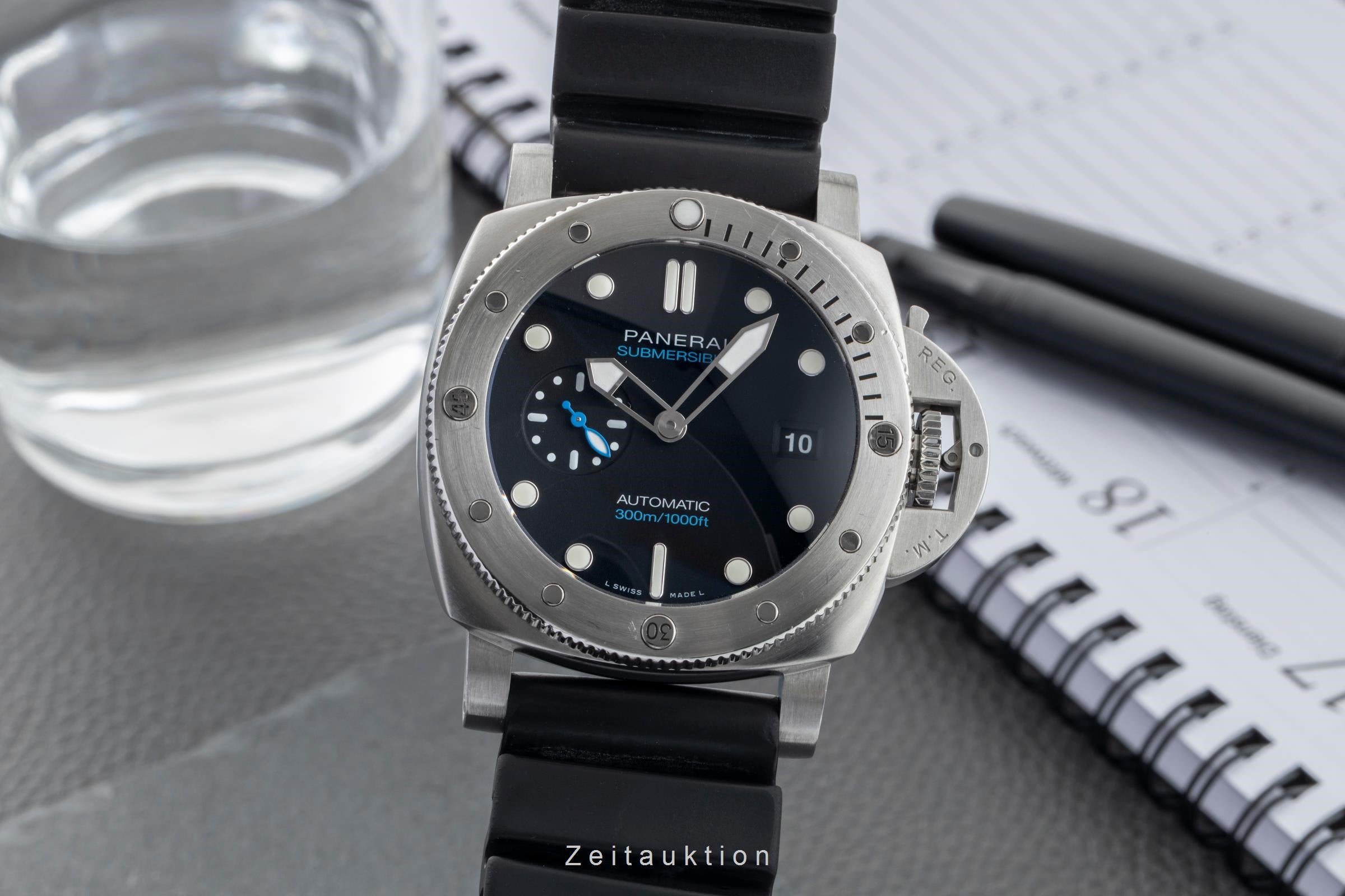 Panerai Submersible acero automático reloj para caballeros PAM01229  [2603204]