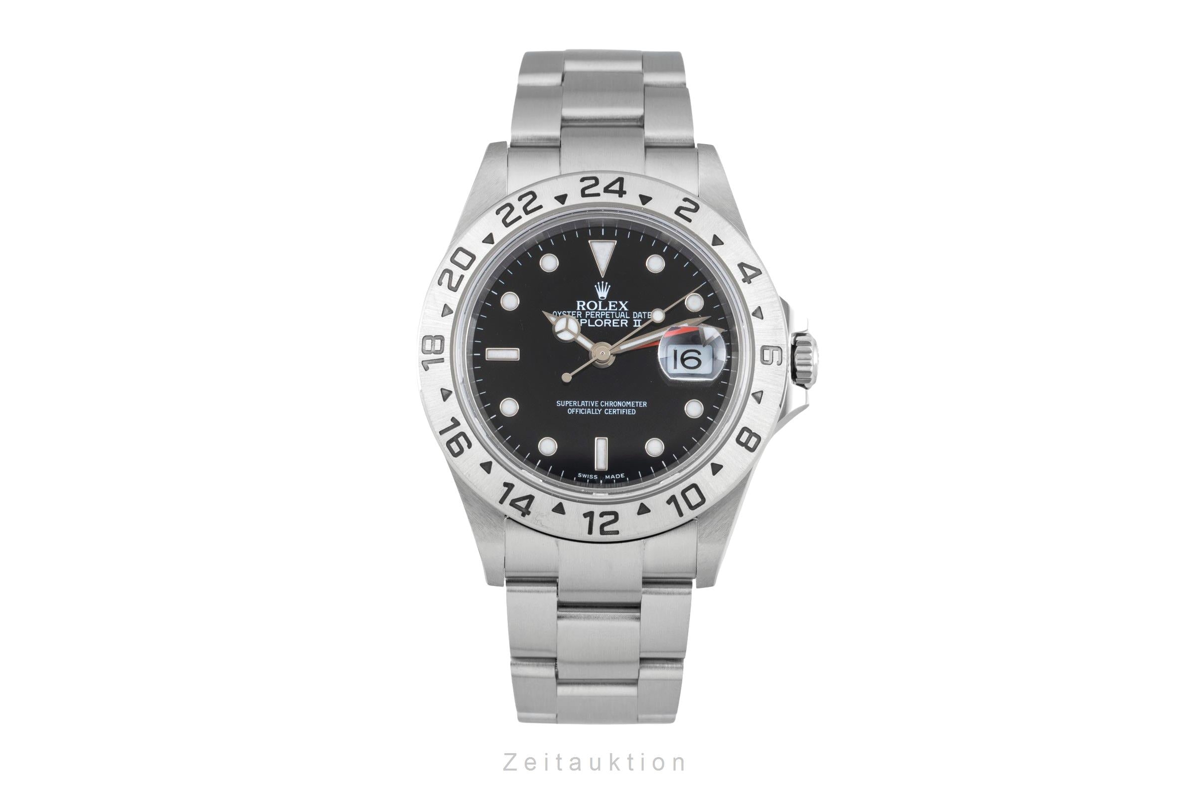 Rolex Explorer II steel automatic men's watch 16570  [2603205]