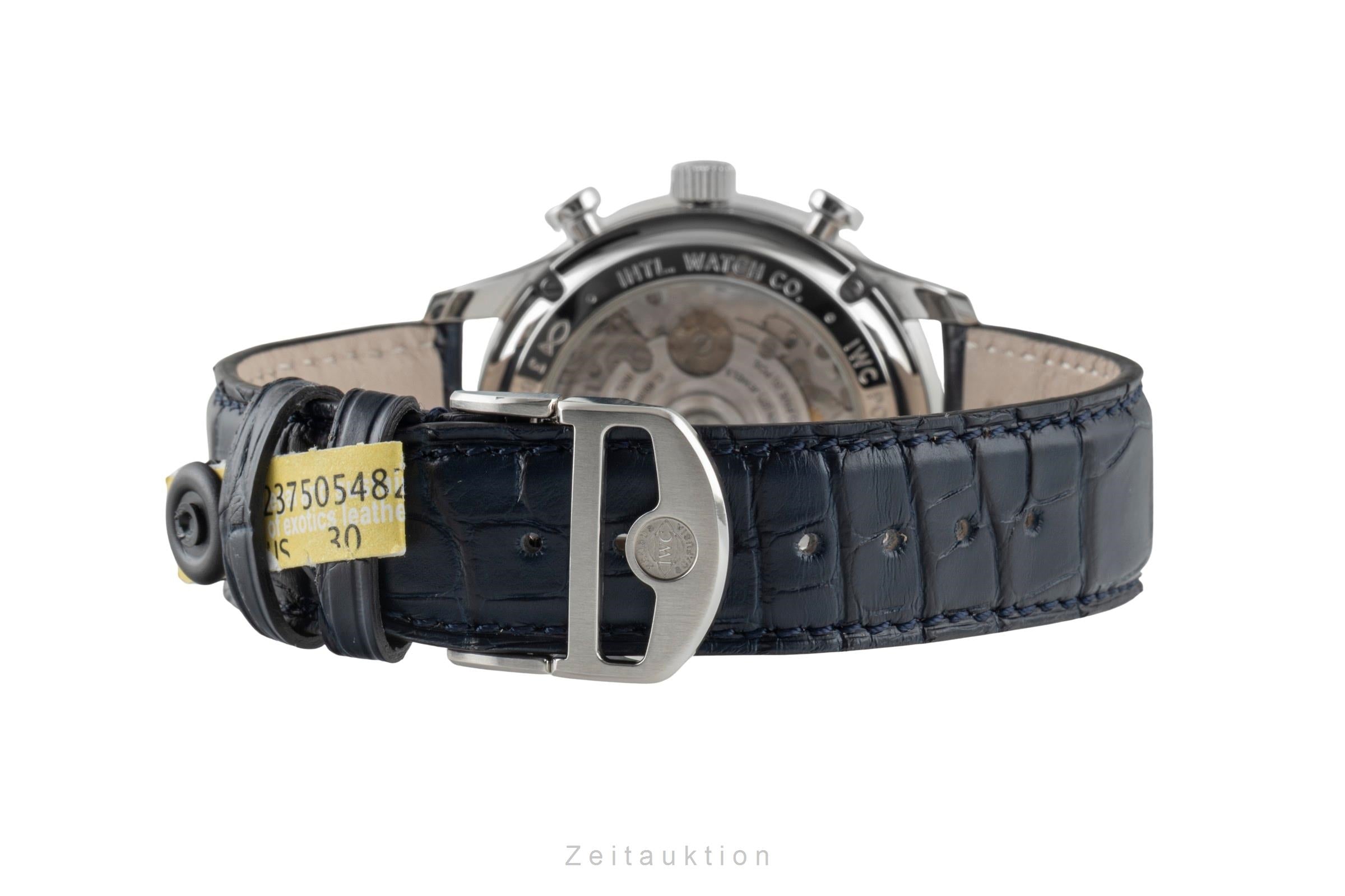 IWC Portugieser chronograph steel automatic men's watch IW371606 LP: 9100EUR  [2603208]
