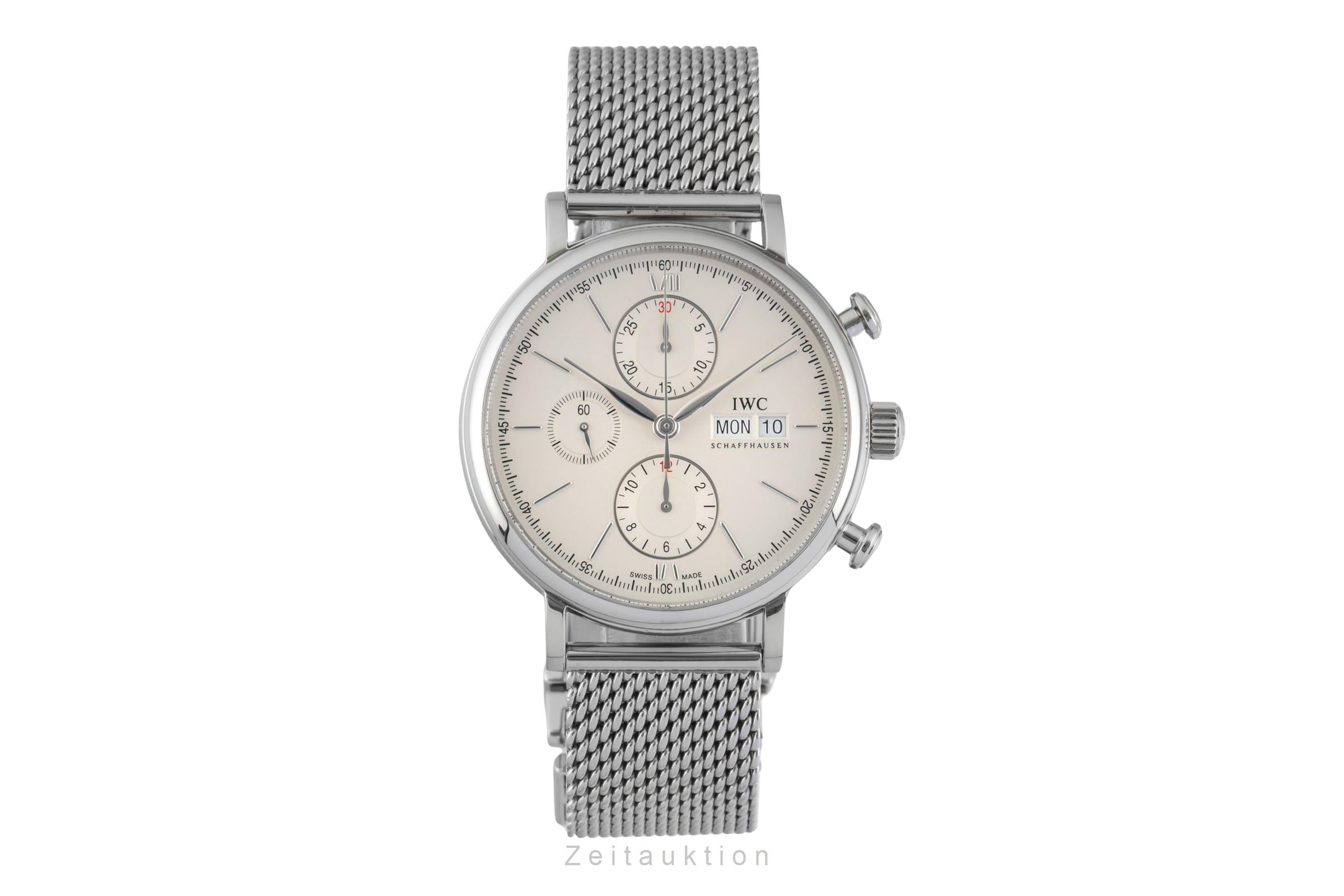 IWC Portofino chronograph steel automatic men's watch IW391009  [2603209]