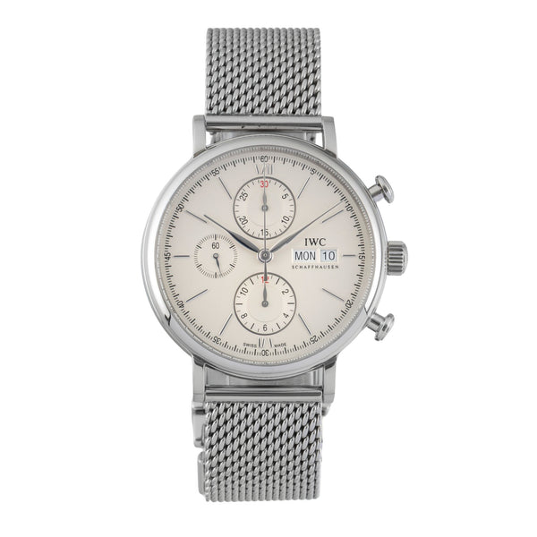 IWC Portofino chronograph steel automatic men's watch IW391009  [2603209]