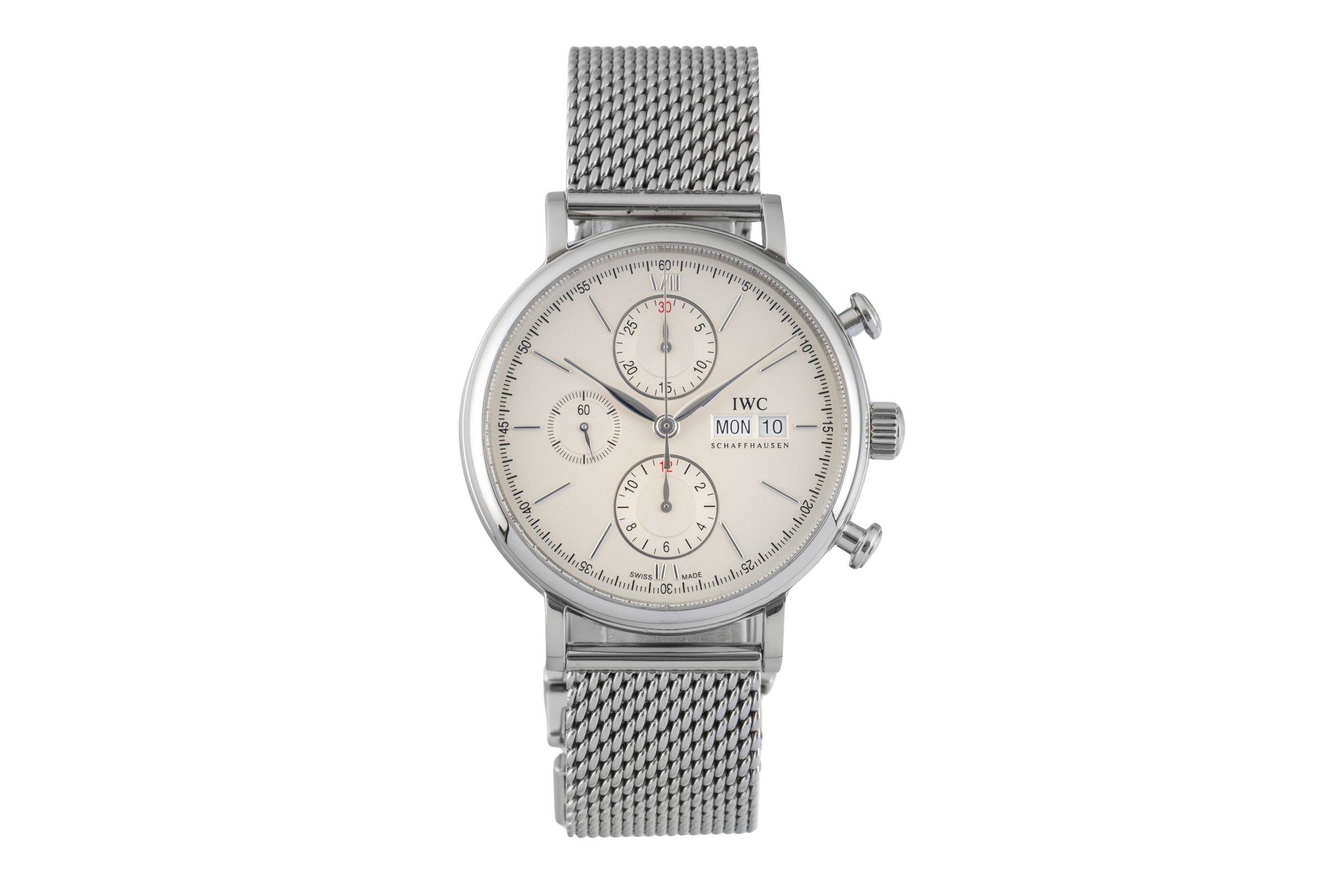 IWC Portofino chronograph steel automatic men's watch IW391009  [2603209]