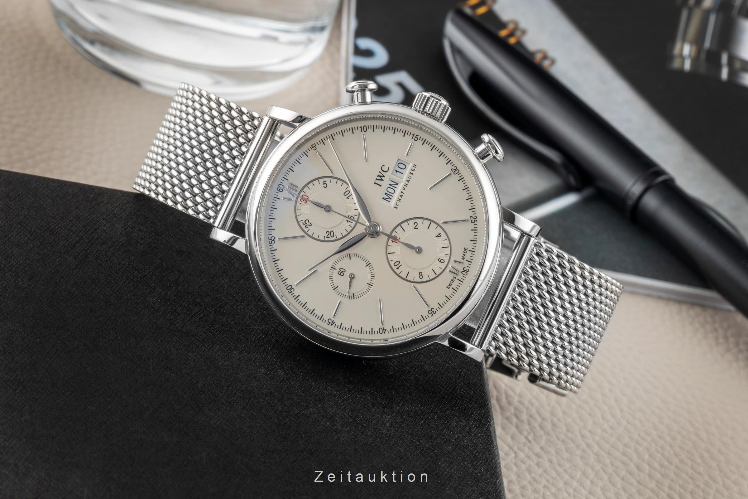 IWC Portofino chronograph steel automatic men's watch IW391009  [2603209]