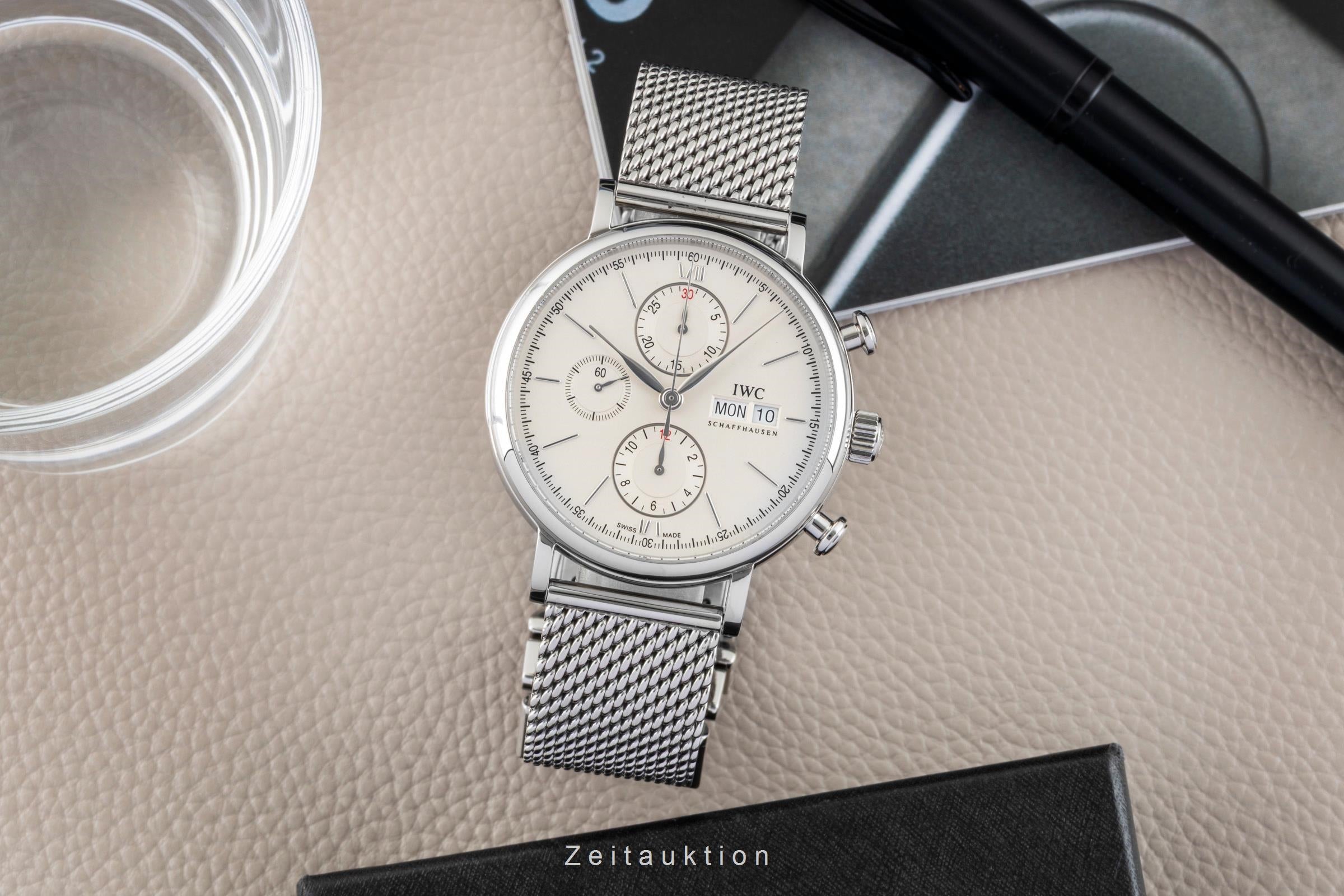 IWC Portofino chronograph steel automatic men's watch IW391009  [2603209]