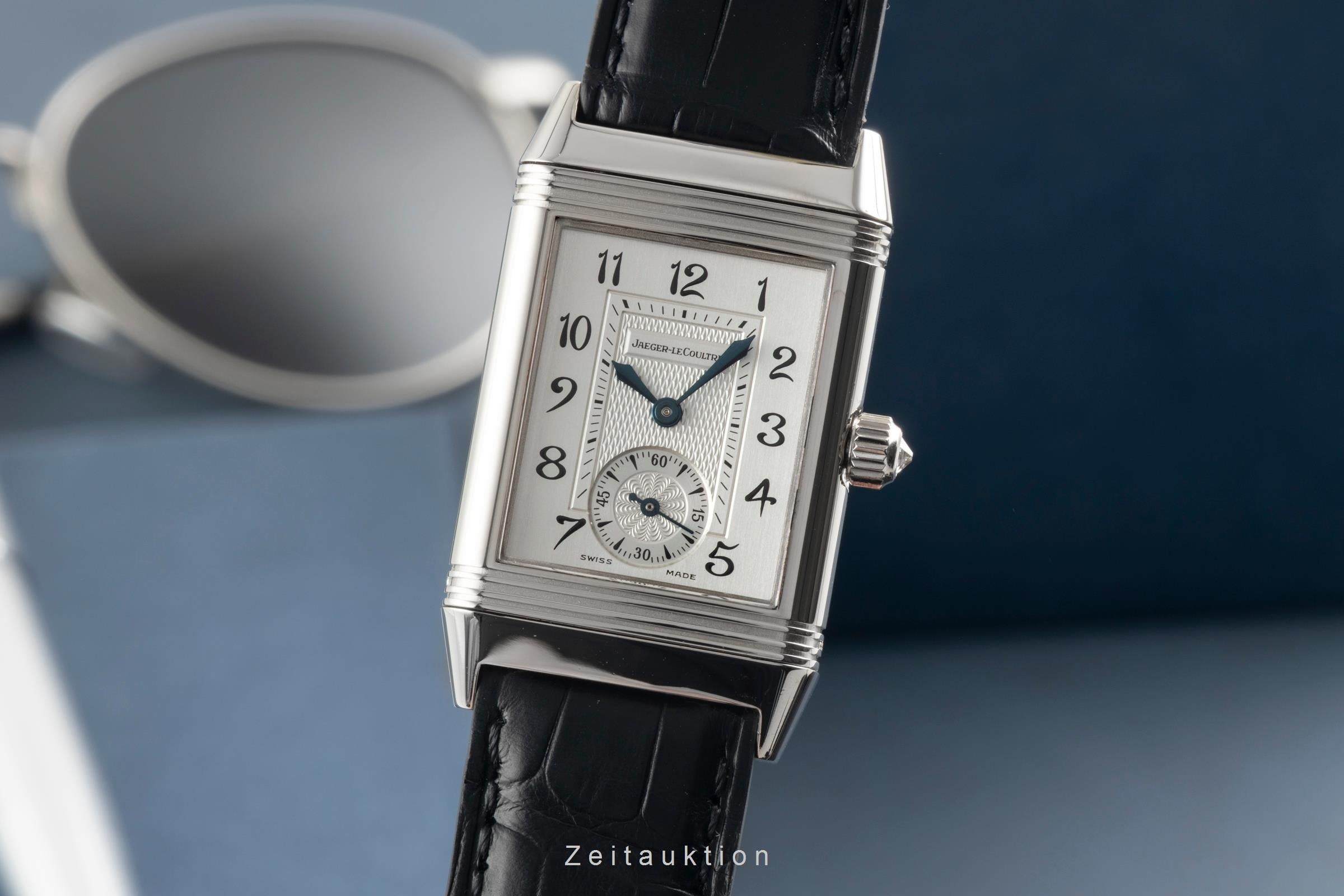 Jaeger LeCoultre Reverso 18 ct white gold manual winding women's watch Q2563470, 256.3.75  [2603210]