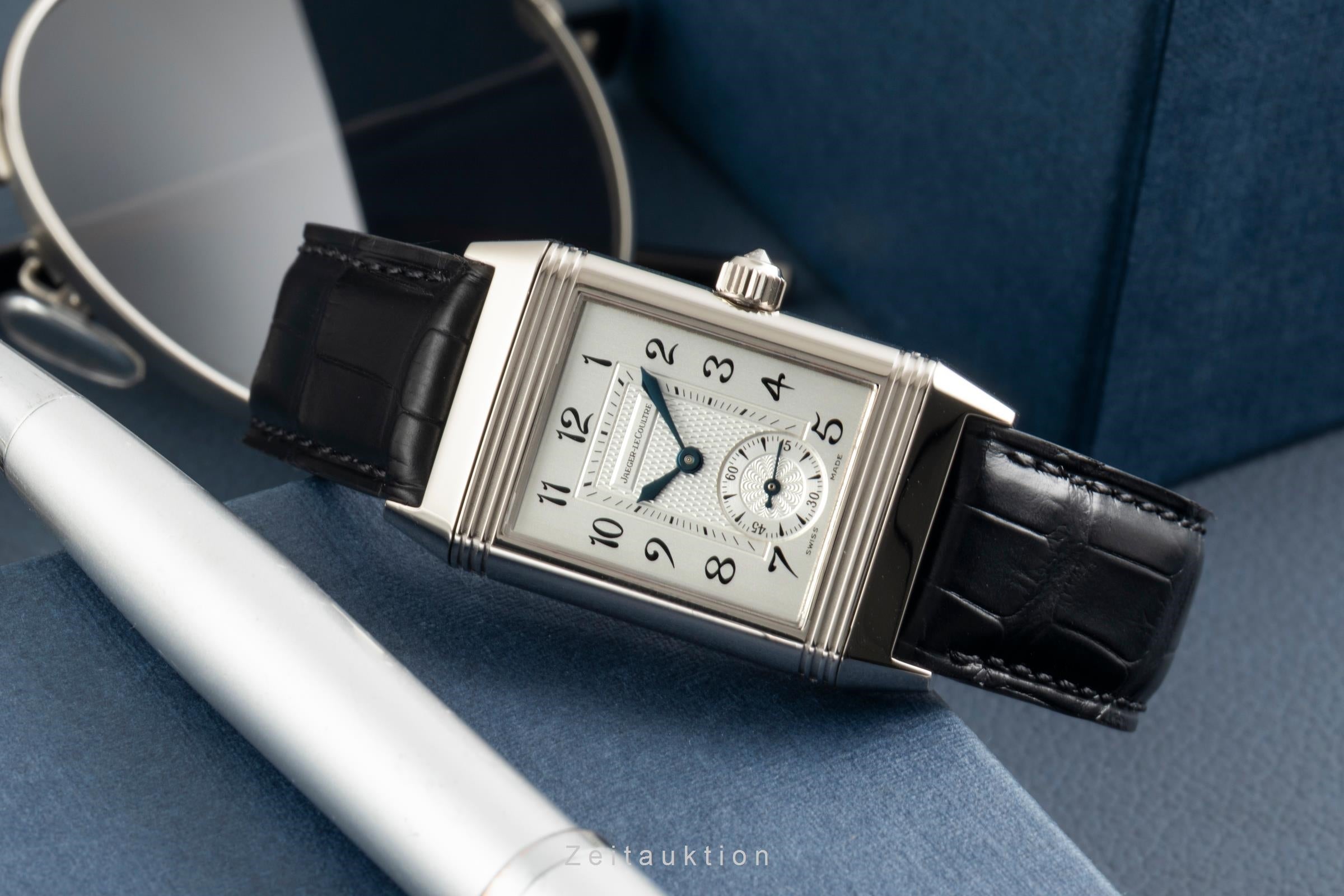 Jaeger LeCoultre Reverso 18 ct white gold manual winding women's watch Q2563470, 256.3.75  [2603210]