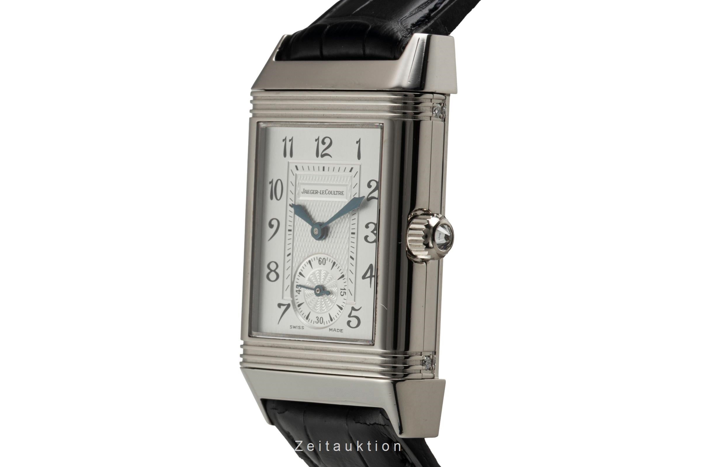 Jaeger LeCoultre Reverso 18 ct white gold manual winding women's watch Q2563470, 256.3.75  [2603210]