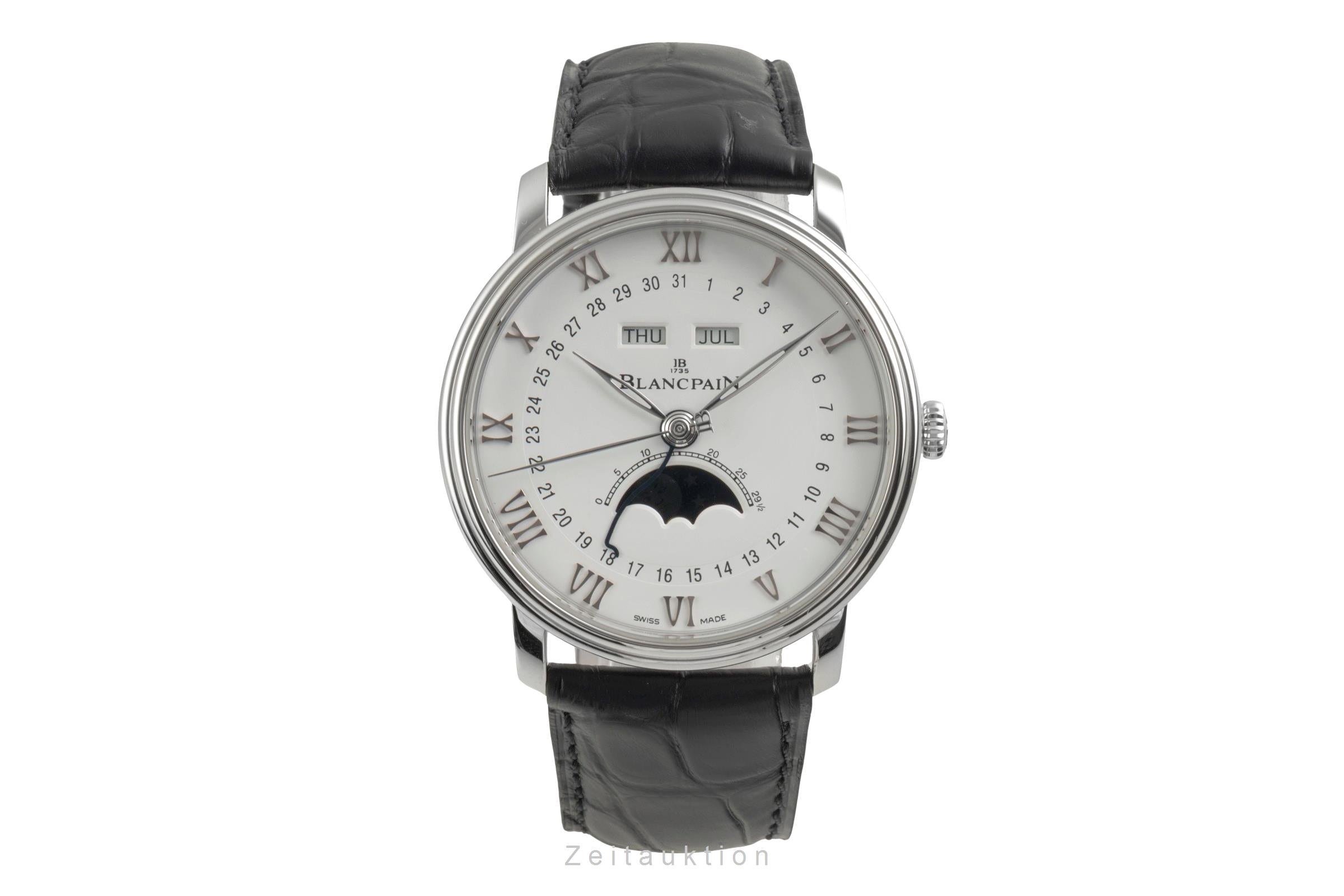 Blancpain Villeret steel automatic Kal. 6654 Ref. 6654-1127-55B