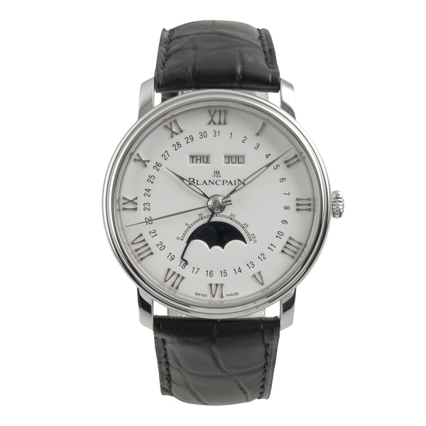 Blancpain Villeret steel automatic men's watch 6654-1127-55B  [2603211]