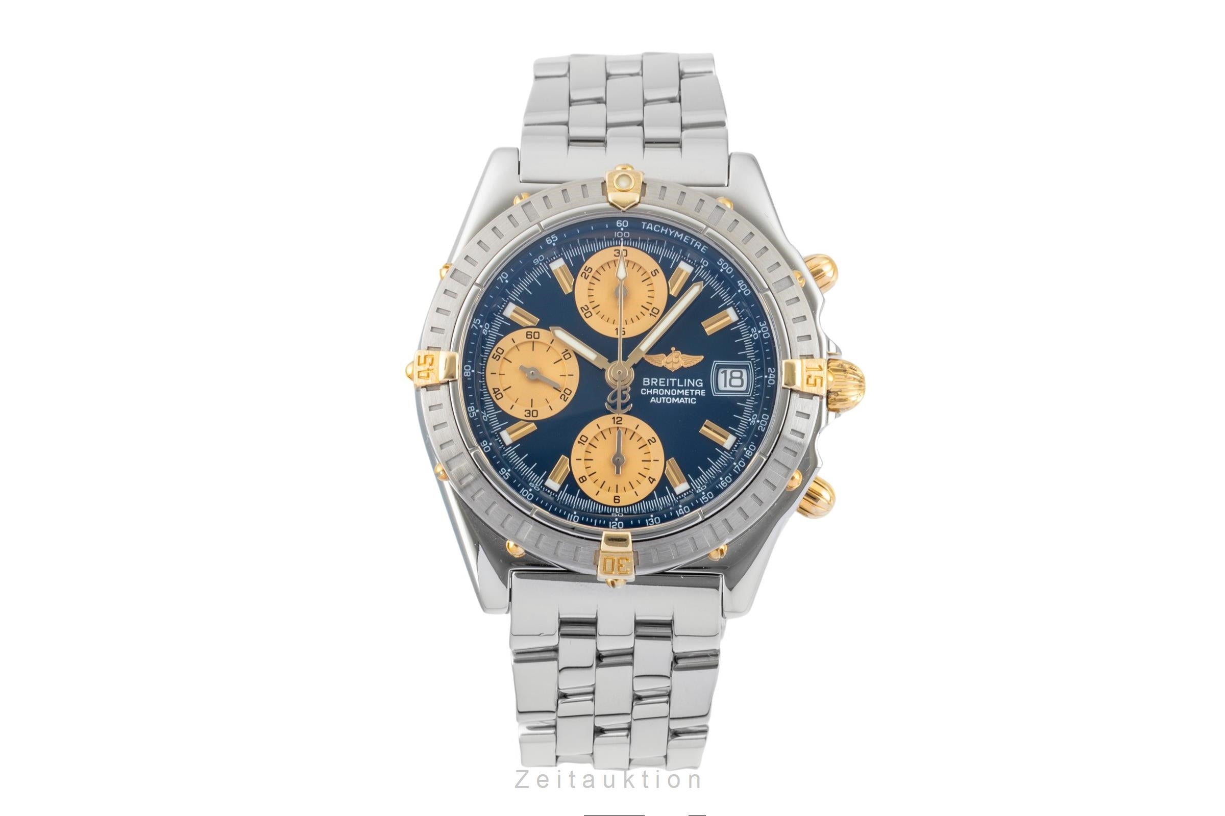 Breitling Chronomat chronograph steel / gold automatic men's watch B13352  [2603218]