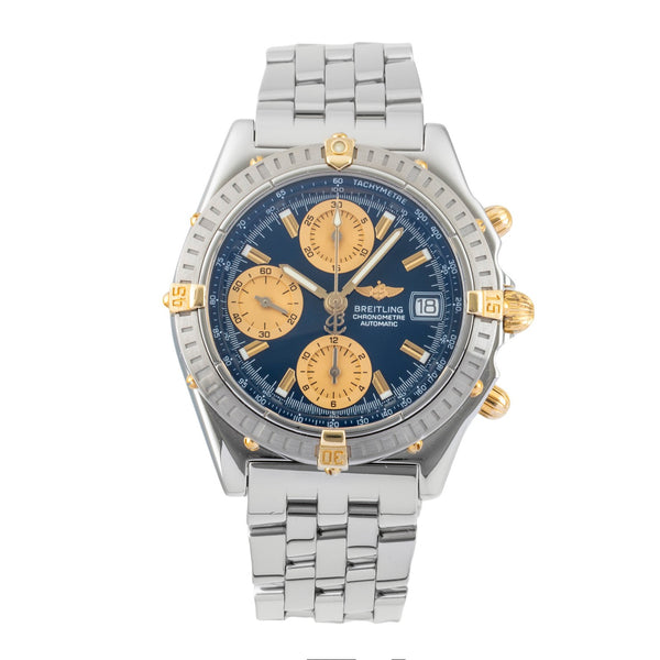 Breitling Chronomat chronograph steel / gold automatic men's watch B13352  [2603218]