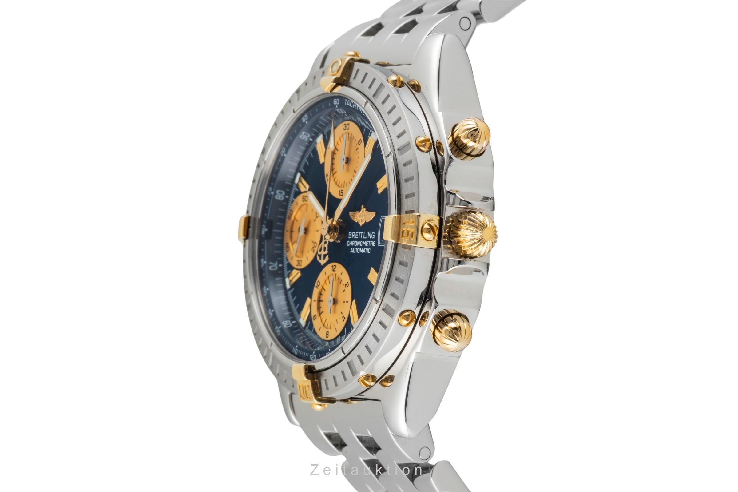 Breitling Chronomat chronograph steel / gold automatic men's watch B13352  [2603218]