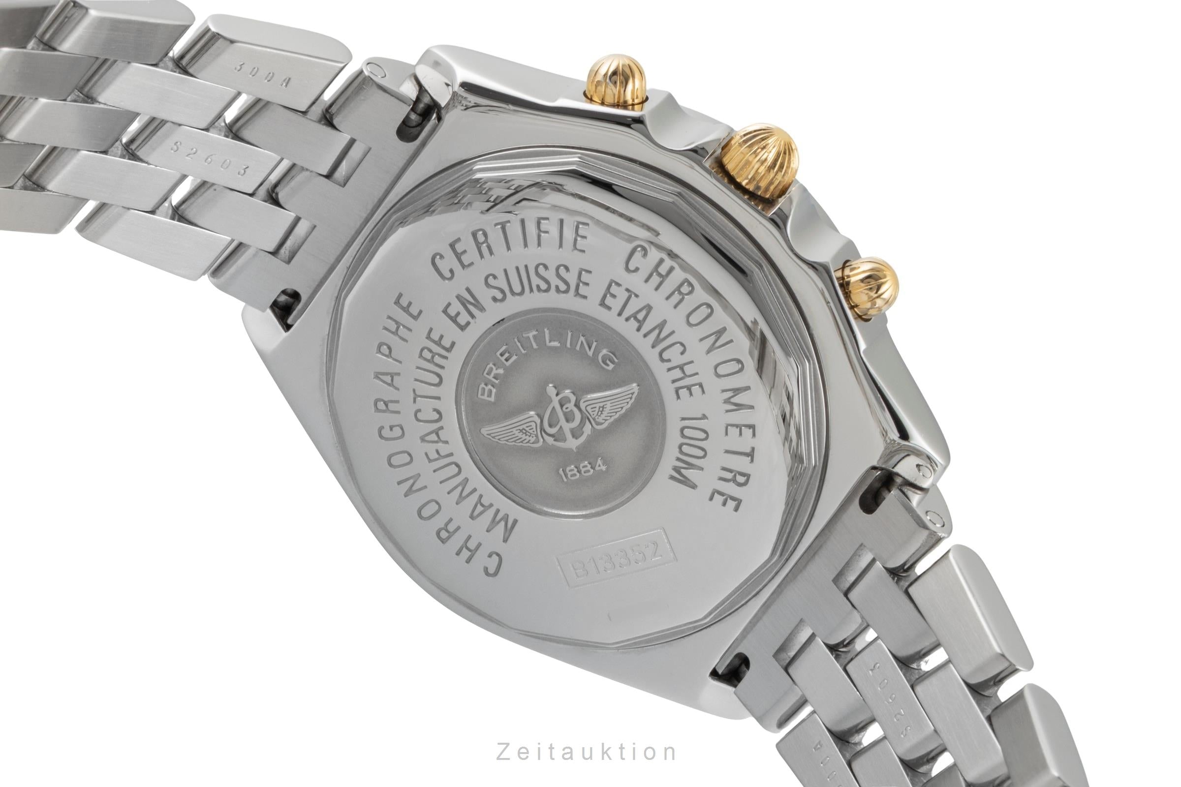 Breitling Chronomat chronograph steel / gold automatic men's watch B13352  [2603218]