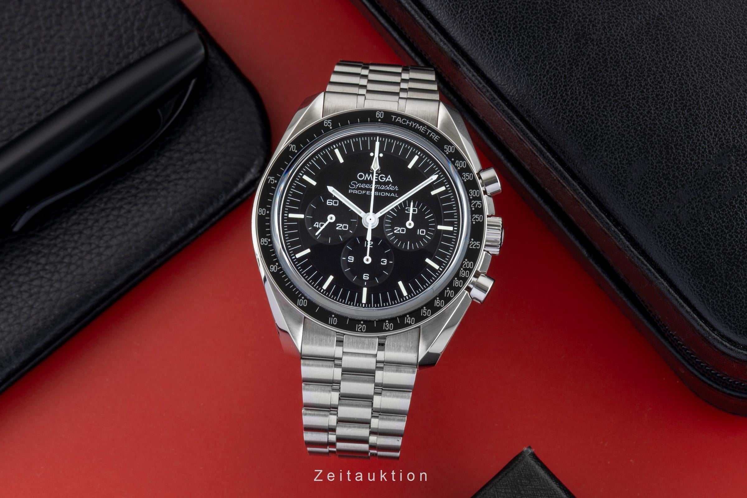 Omega Speedmaster Moonwatch chronographe acier à remontage manuel montre pour hommes 310.30.42.50.01.002 LP: 8700EUR  [2603219]