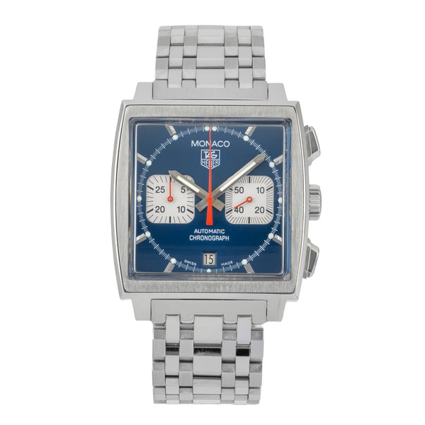 Tag Heuer Monaco chronograph steel automatic men's watch CW2113-0  [2603221]
