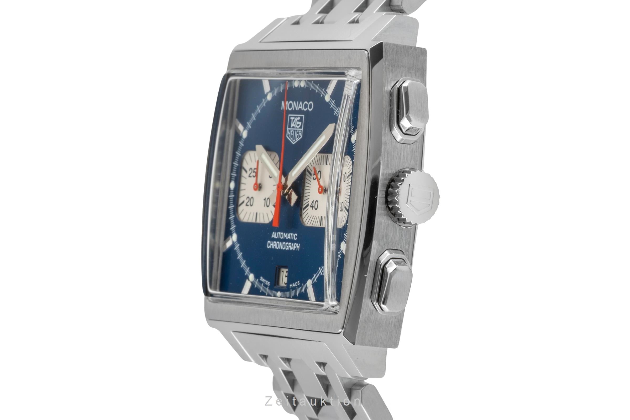 Tag Heuer Monaco chronograph steel automatic men's watch CW2113-0  [2603221]