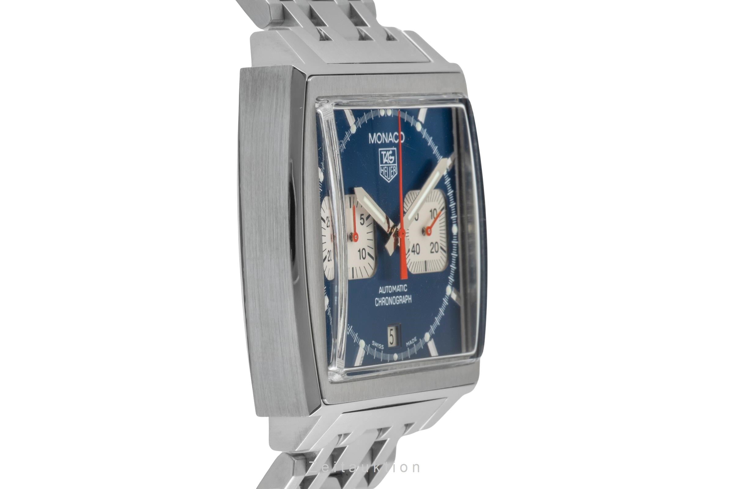 Tag Heuer Monaco chronograph steel automatic men's watch CW2113-0  [2603221]