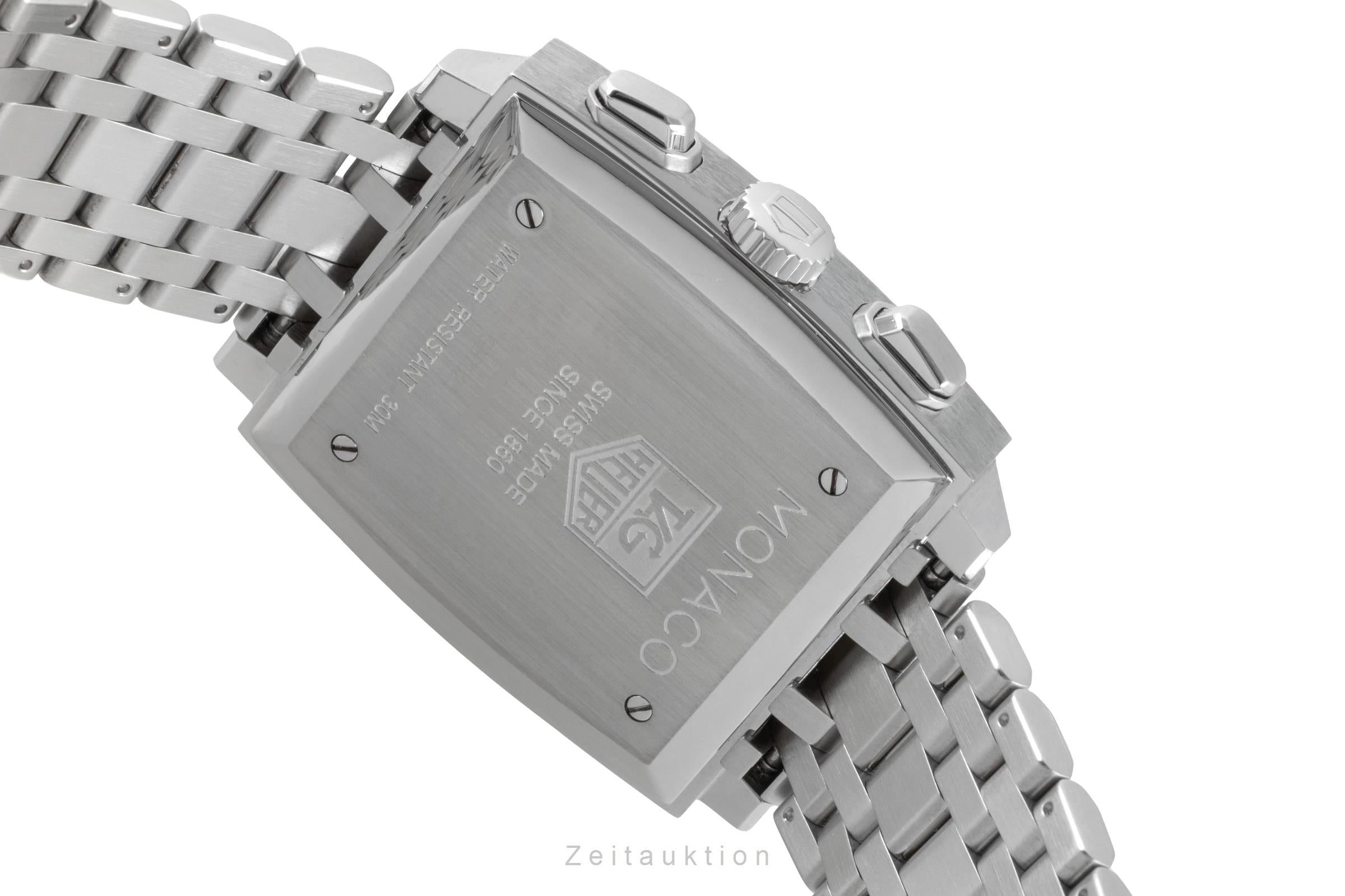 Tag Heuer Monaco chronograph steel automatic men's watch CW2113-0  [2603221]
