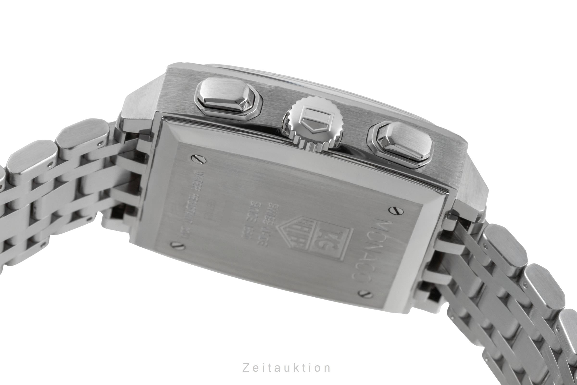 Tag Heuer Monaco chronograph steel automatic men's watch CW2113-0  [2603221]