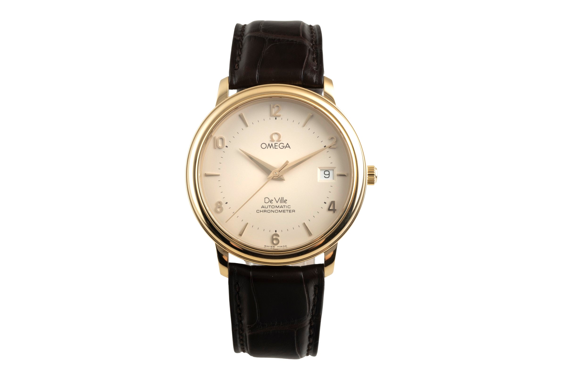 Omega De Ville or 18 ct automatique montre pour hommes 4612.30.02  [2603223]